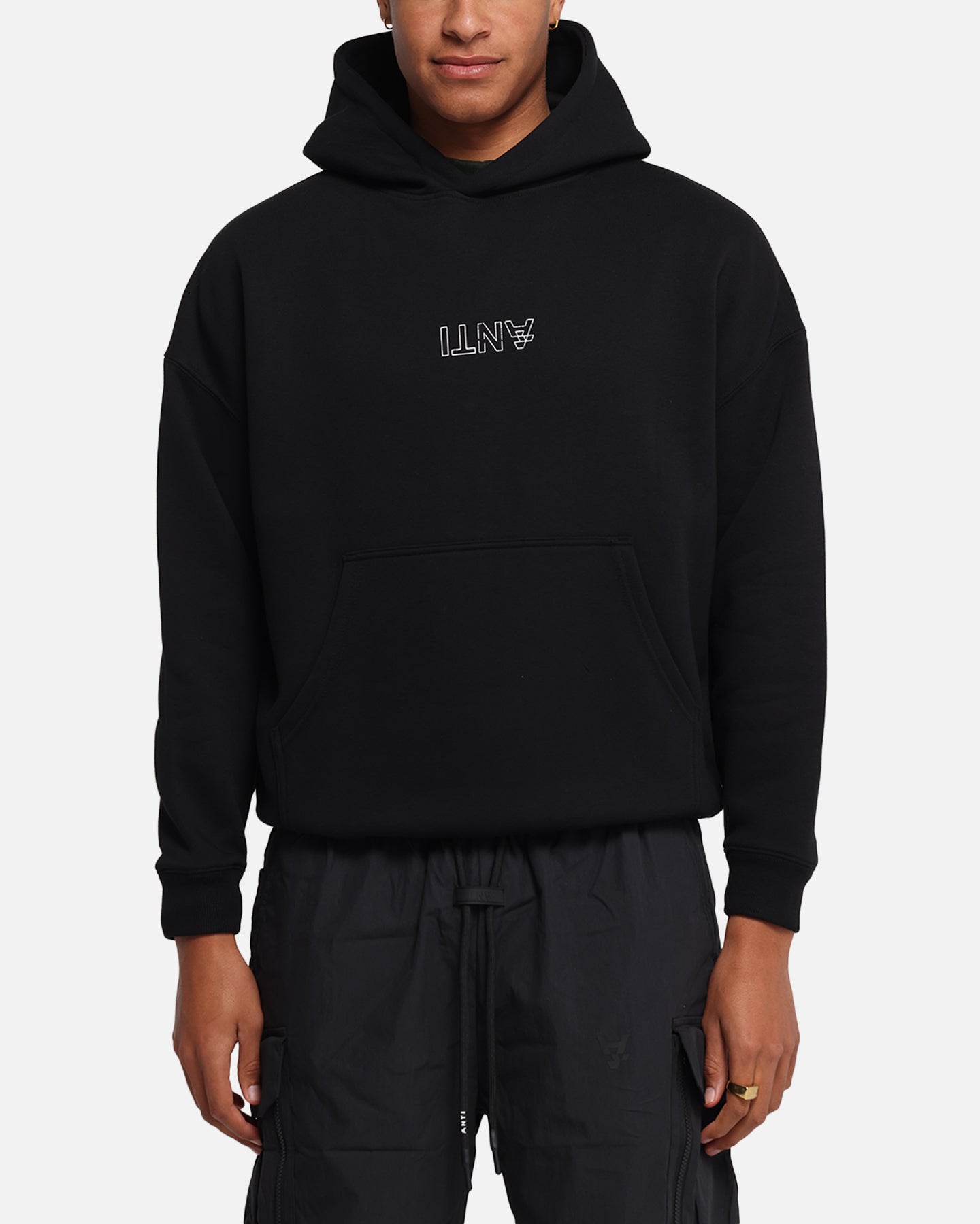 The Anti Order Truth In Chaos Boxy Hoodie Black、mySite、zt4zffjzw