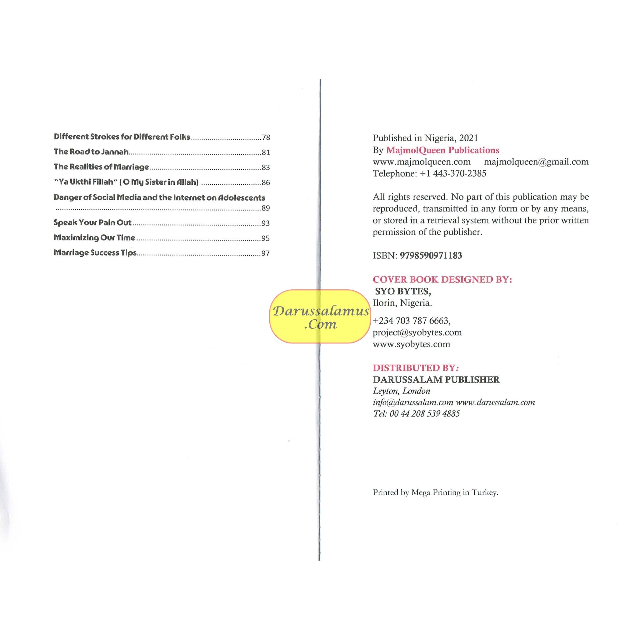 Towards A Successful Marriage By Majeedah Ashim Idris、mySite、topwebapps