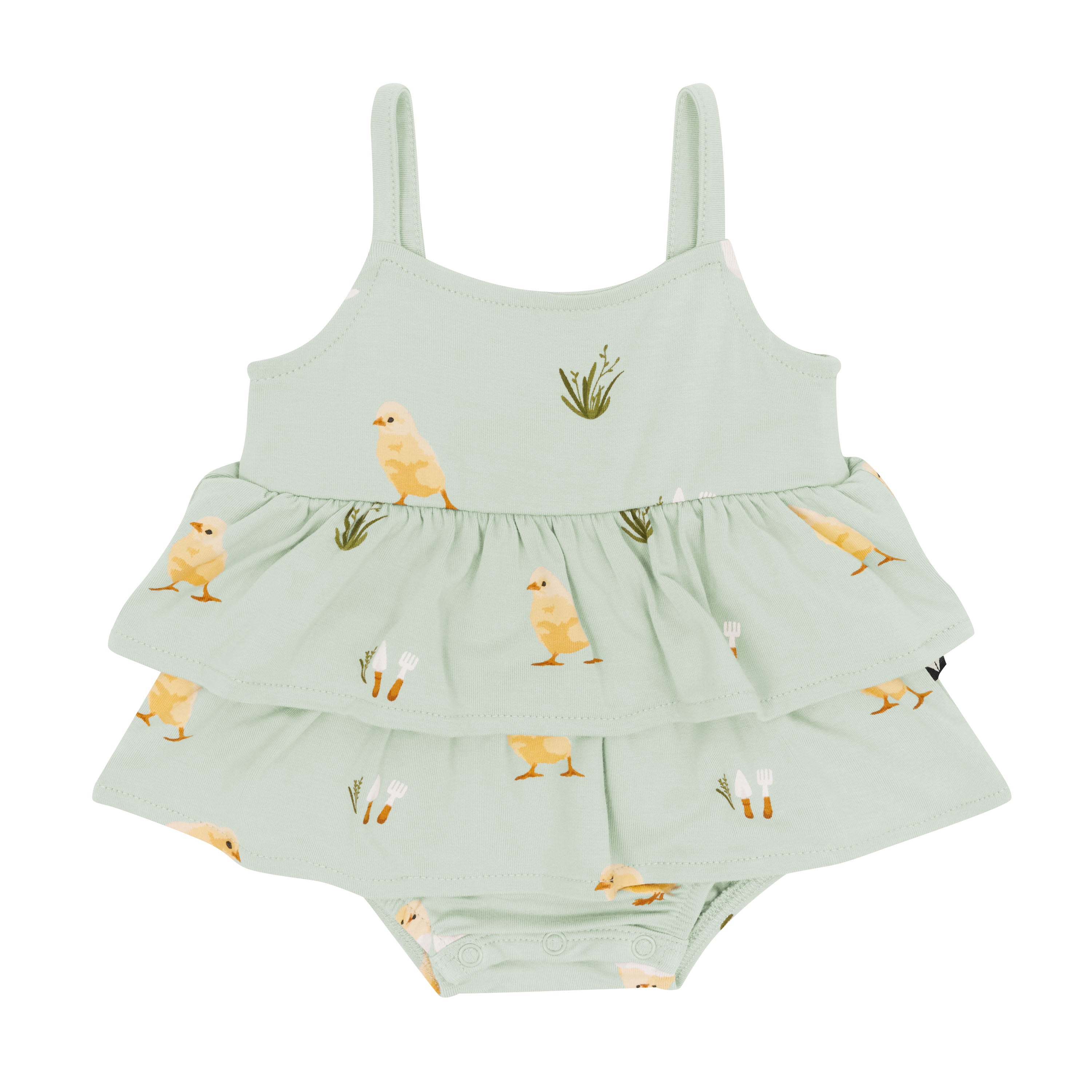  Spaghetti Strap Ruffle Romper in Aloe Chick、mySite、layawaytickets