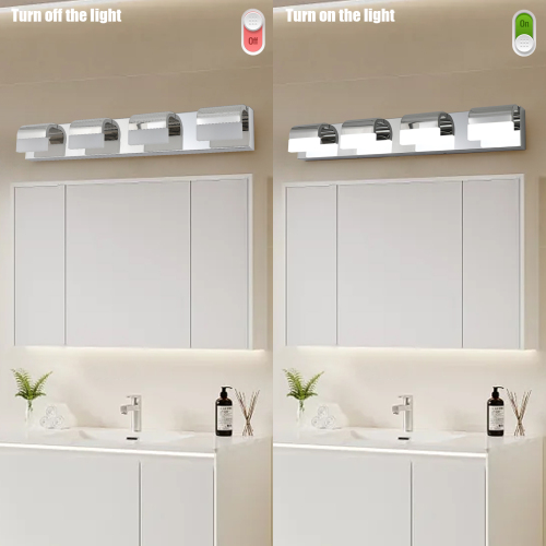 Modern Bathroom Vanity Lighting 6-Light LED Vanity Lights Over Mirror Bath Wall Lighting、、eastwooduniform