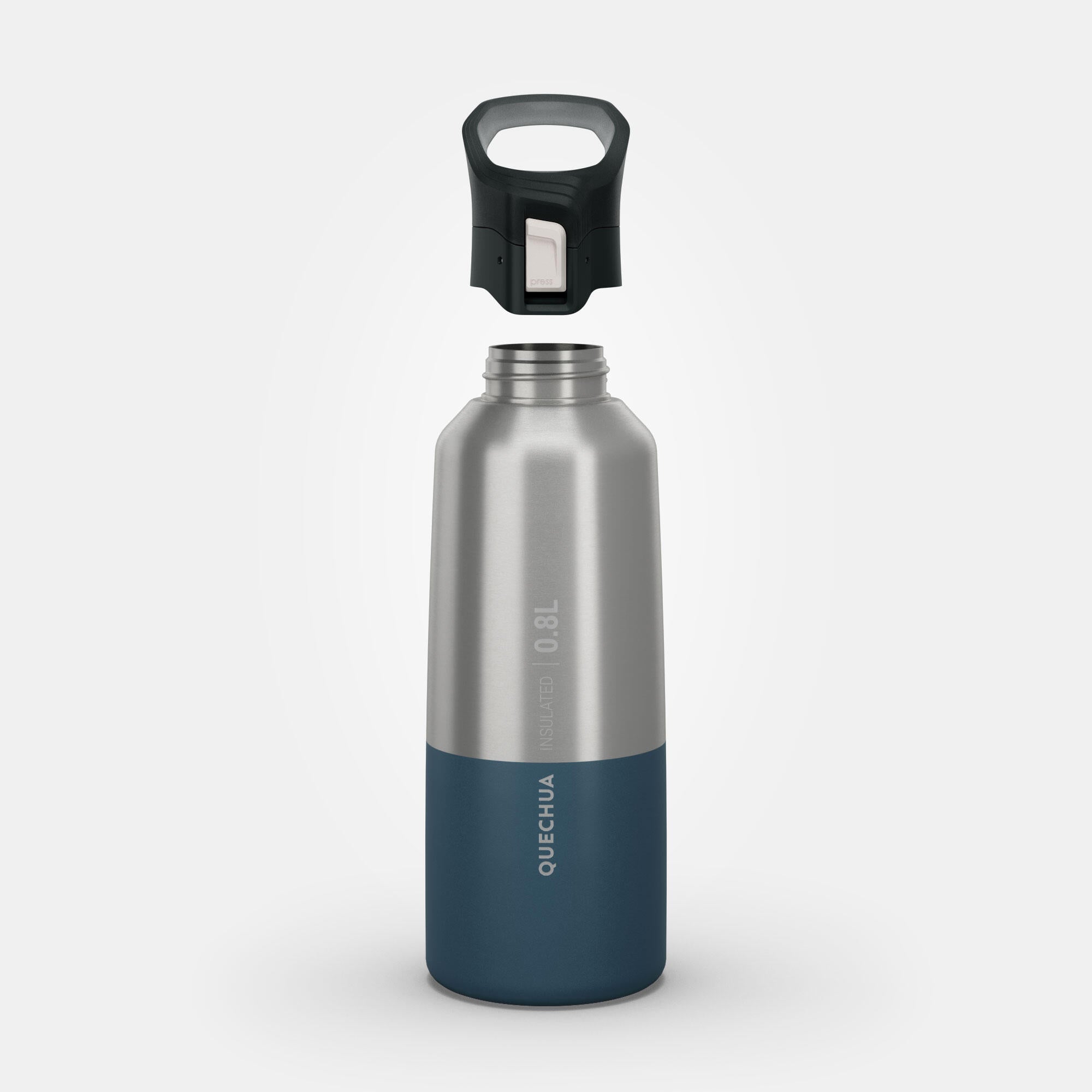 Quechua MH900 Double-Wall Insulated 800 ml Water Bottle