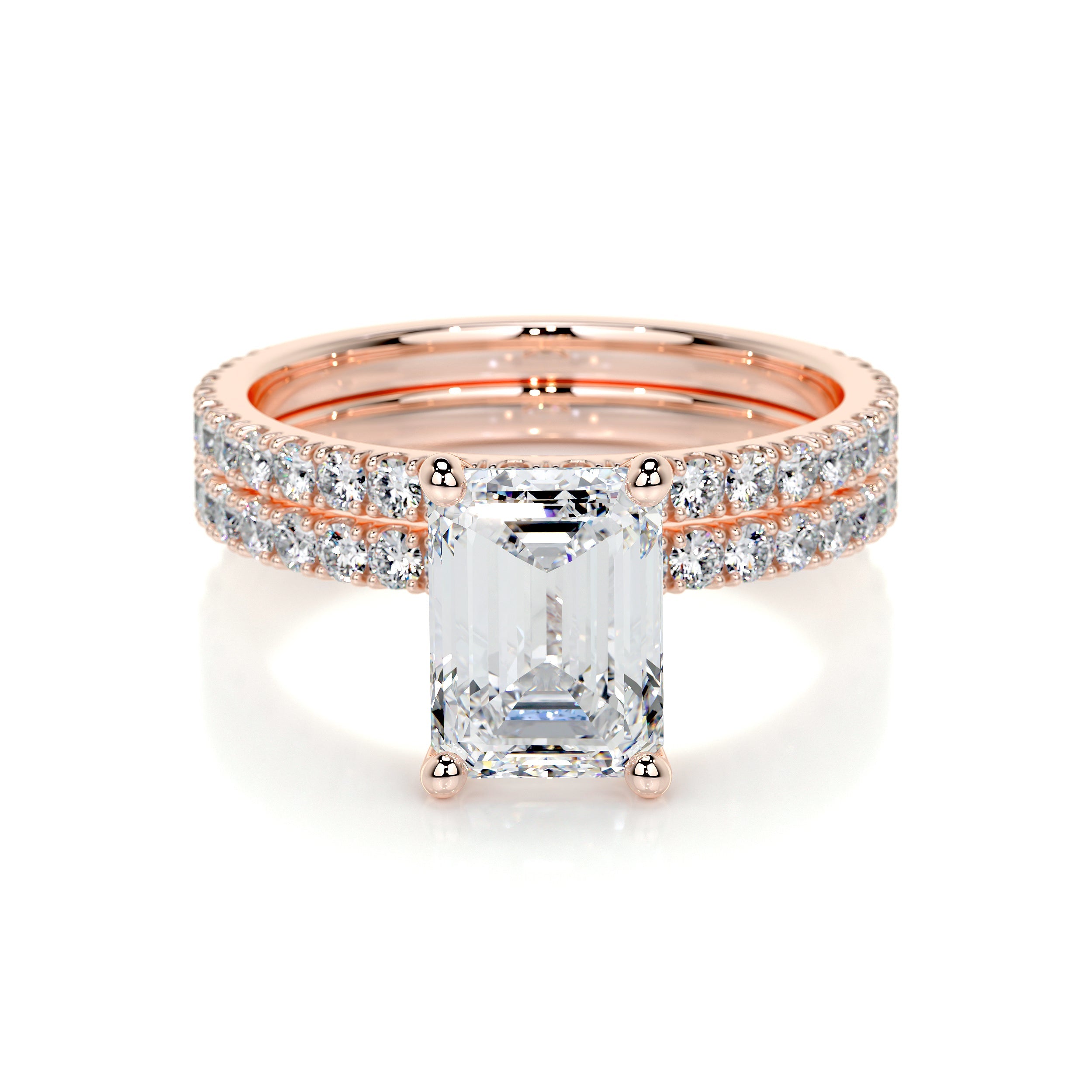 Royal Lab Grown Diamond Bridal Set -14K Rose Gold、mySite、hinf8tx79