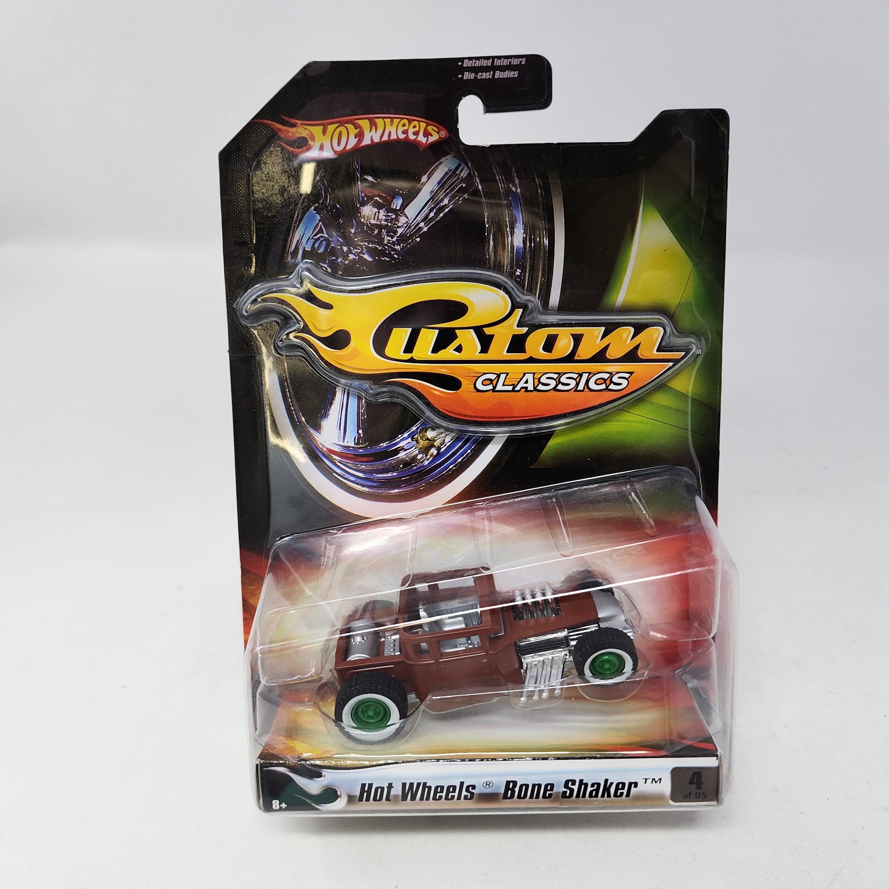 Bone Shaker * Brown * Hot Wheels Custom Classics * 1:50 Scale、mySite、hgirdovlk