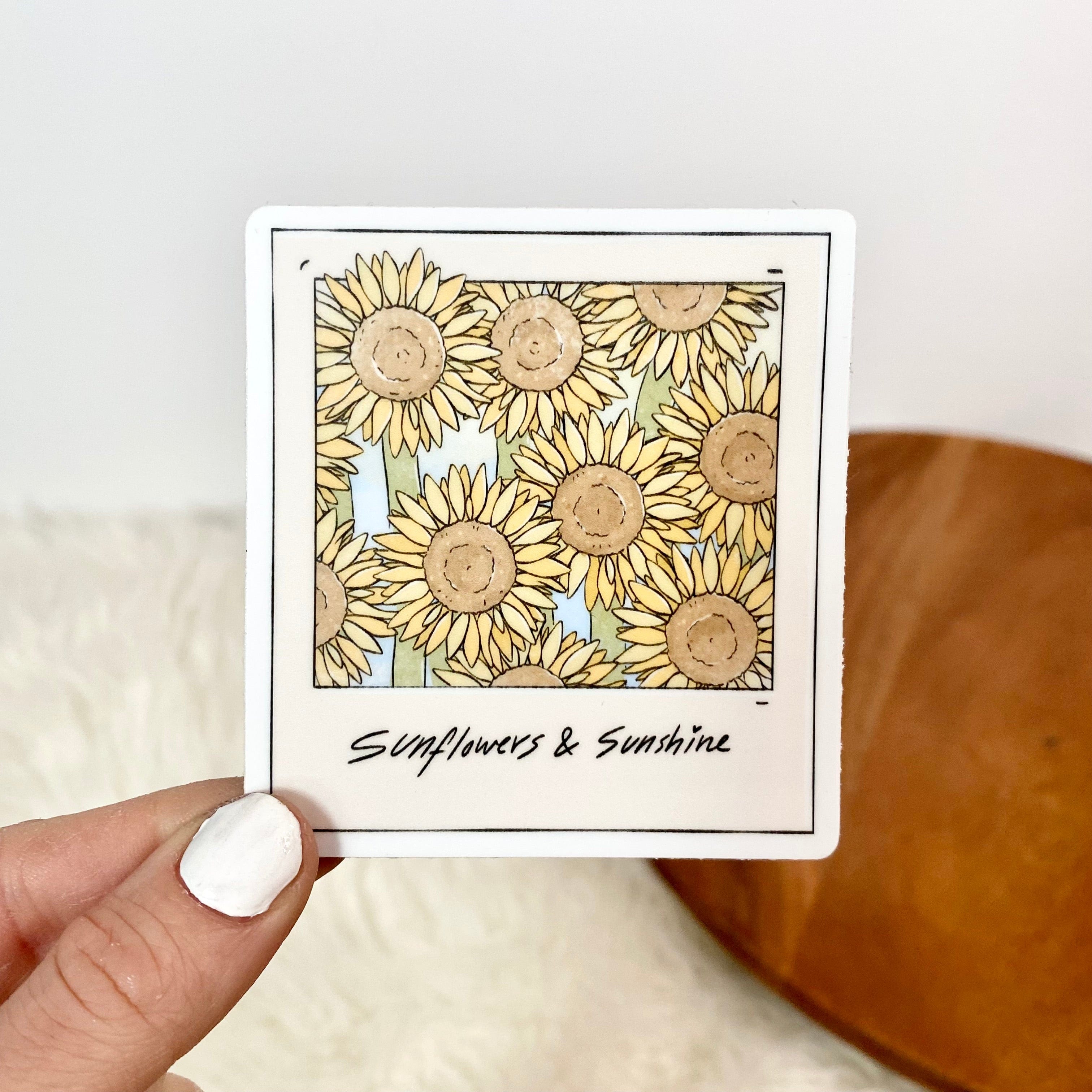  Sunflowers And Sunshine Sticker、mySite、ghnorth