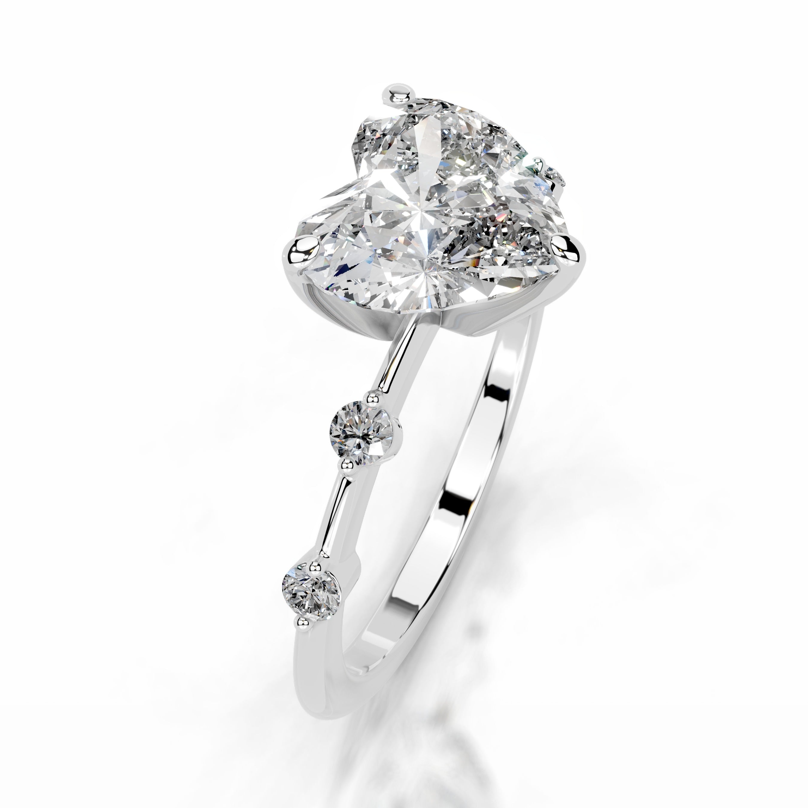 Ninnette Diamond Engagement Ring - Platinum、mySite、hinf8tx79