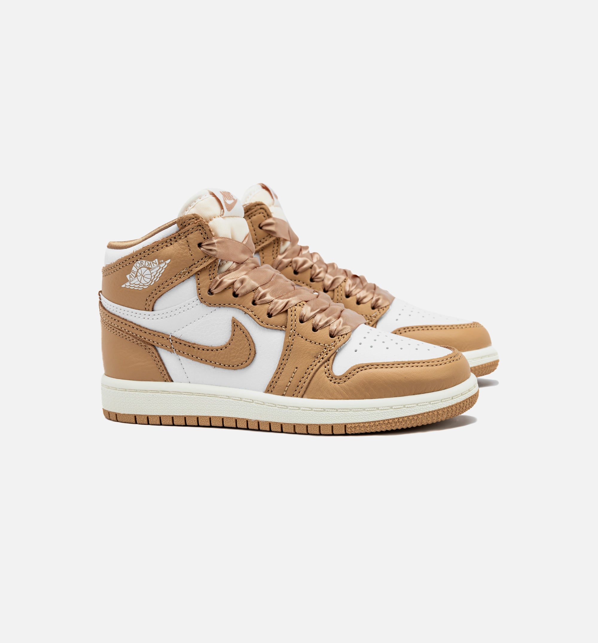 Air Jordan 1 Retro High OG Praline Preschool Lifestyle Shoe - Praline/White/Sail Free Shipping、mySite、dreamappss