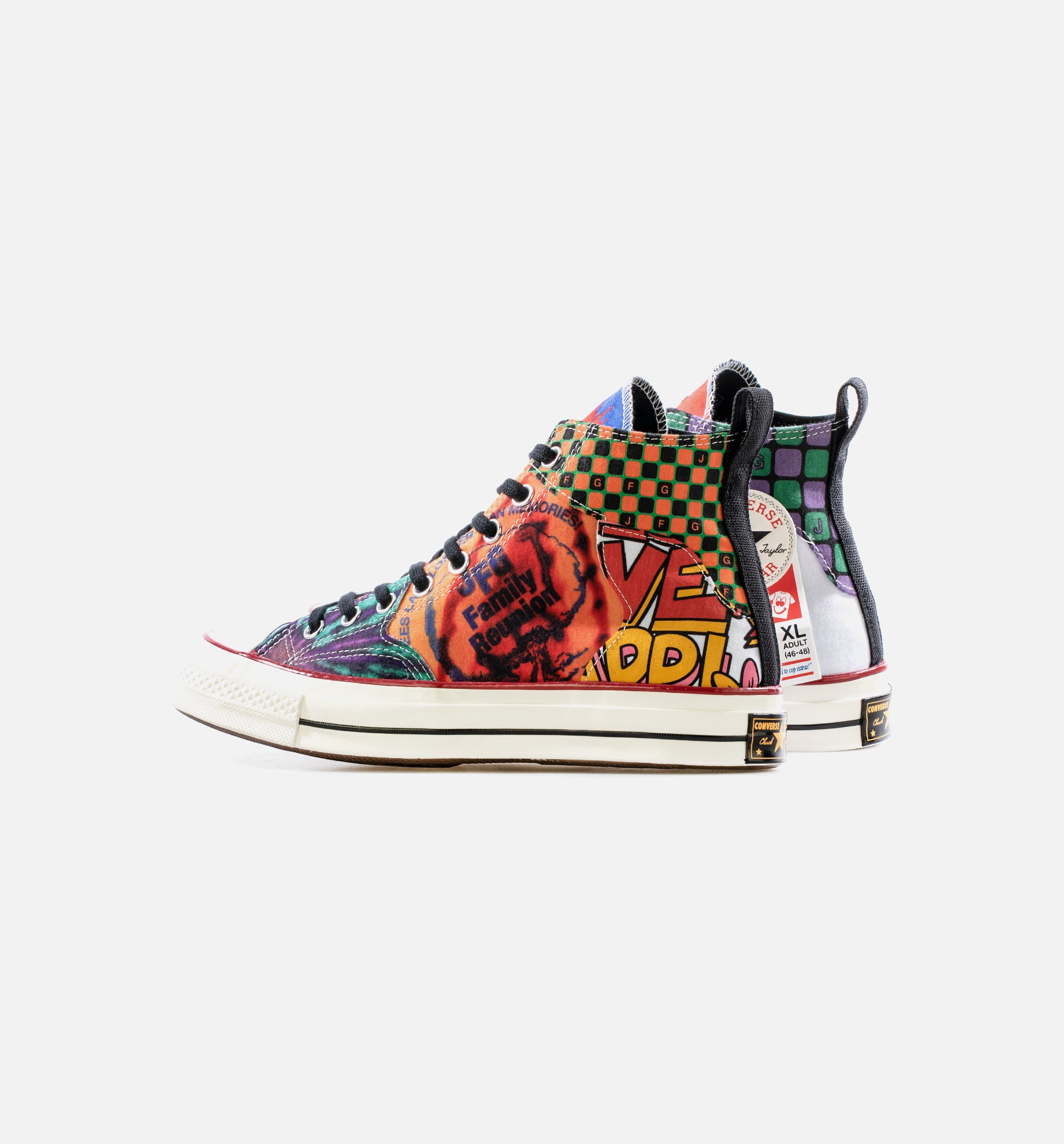 Joe Freshgoods X Chuck Taylor 70 Hi Top Mens Lifestyle Shoe - Black/Multi、mySite、dreamappss