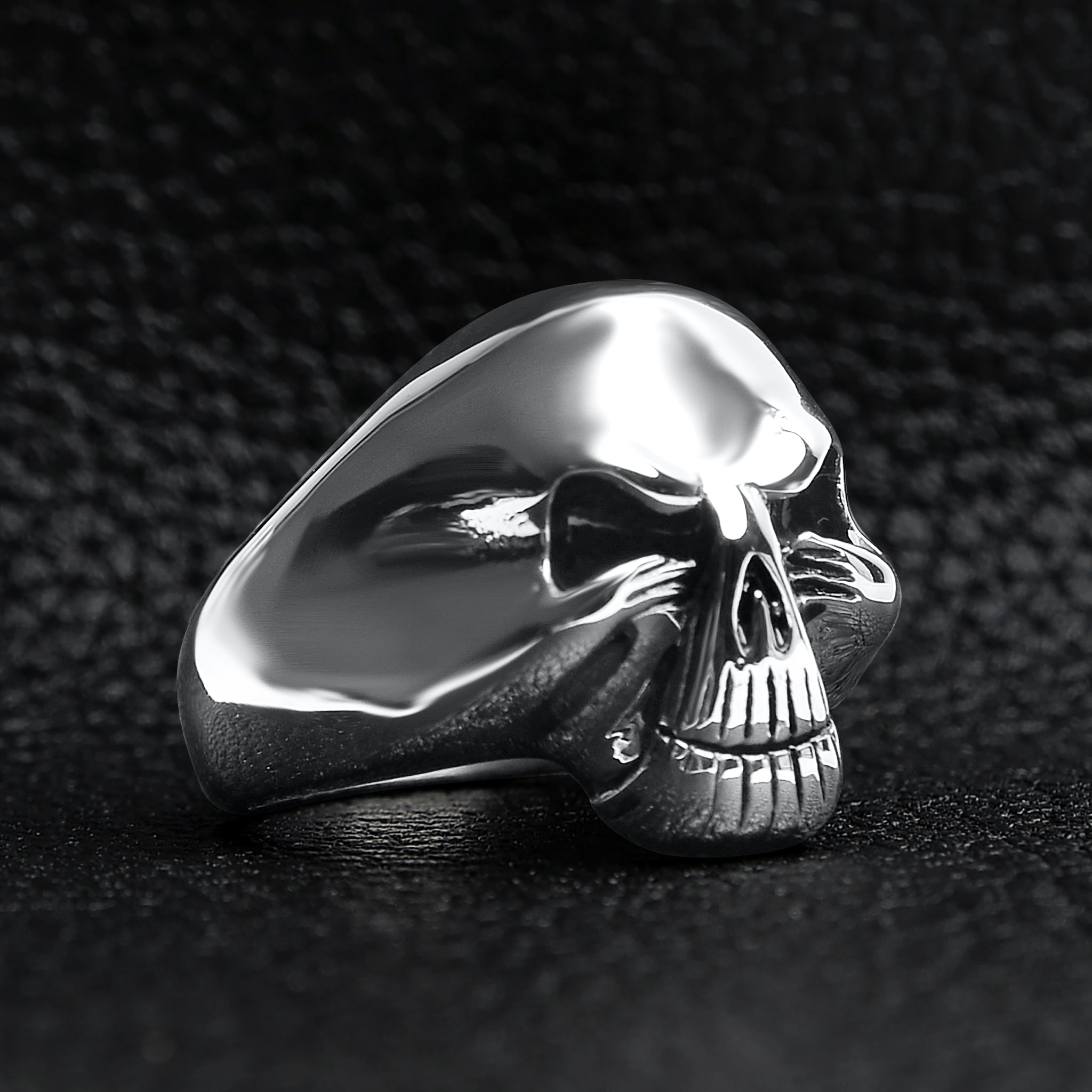 Polished Skull Stainless Steel Ring / SCR2010、mySite、dreamappss