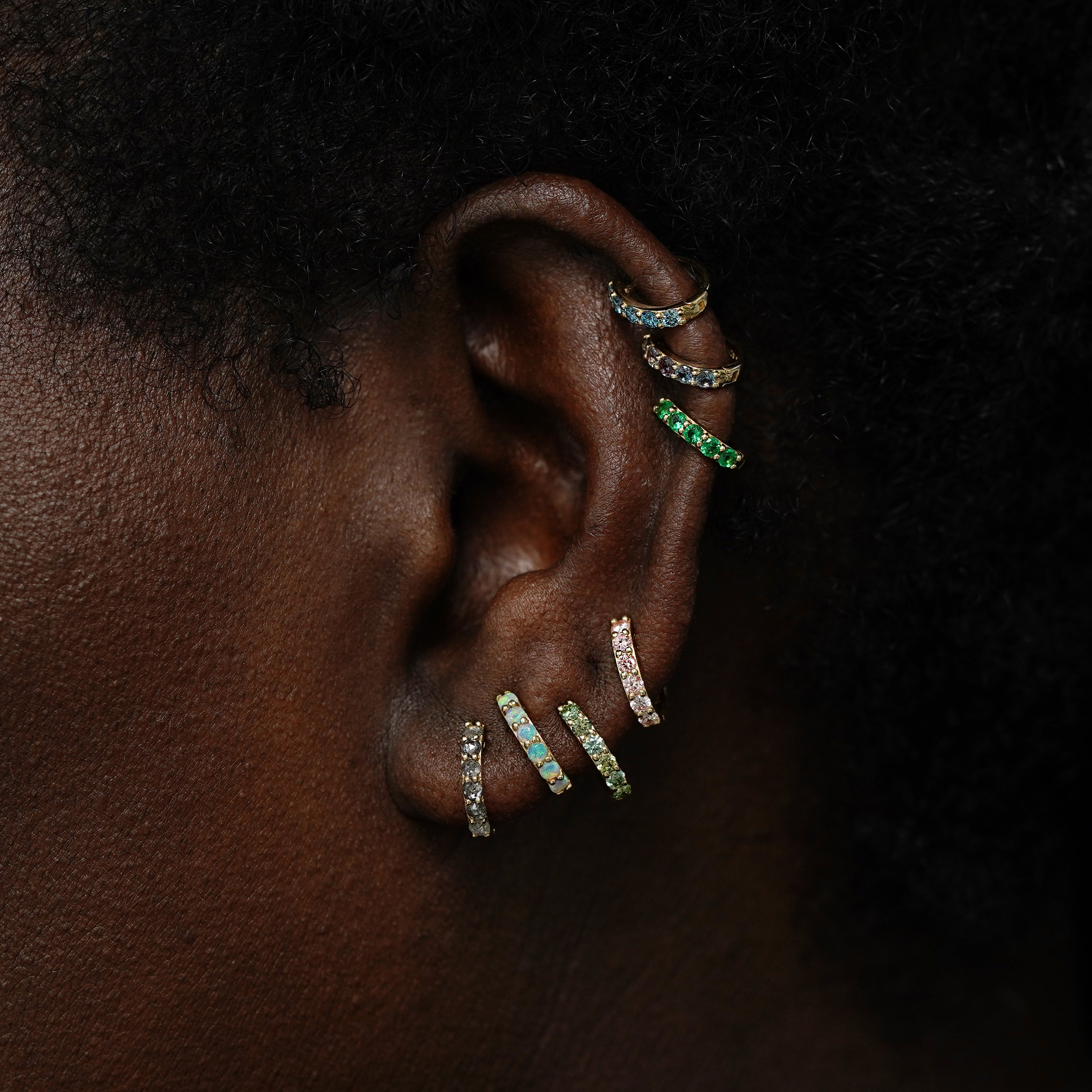 Emerald Huggie Hoop、mySite、hinf8tx79