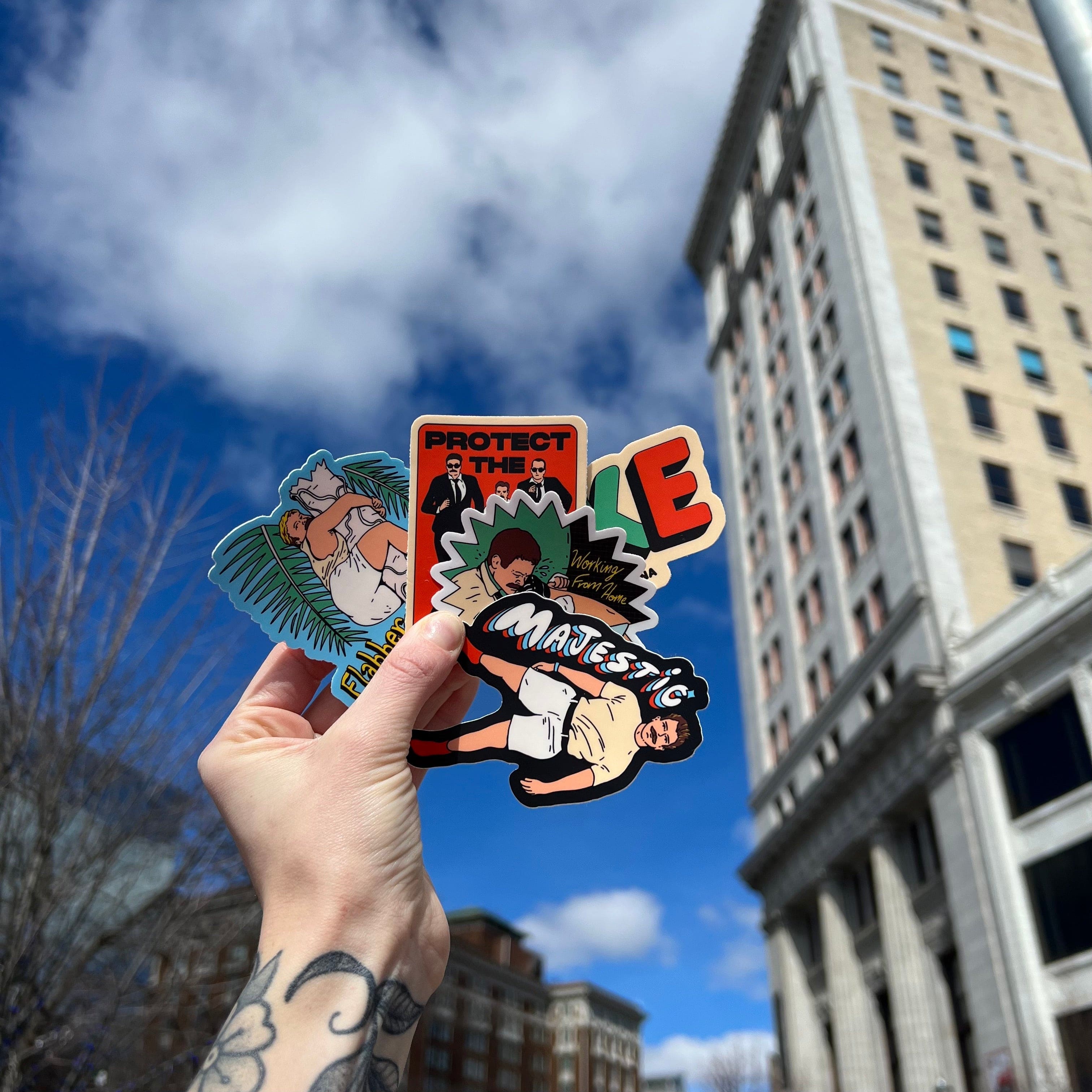  Majestic Frankie Lapenna Stickers - 5 Pack、mySite、ghnorth