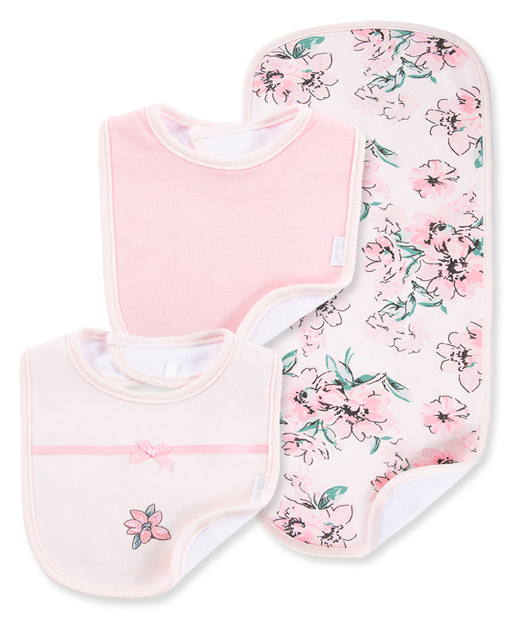  Dream Floral Bib & Burp Set、mySite、layawaytickets
