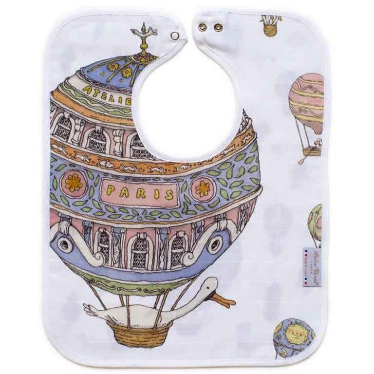  Atelier Choux Hot Air Balloon Baby Bib、mySite、elrpsem3k