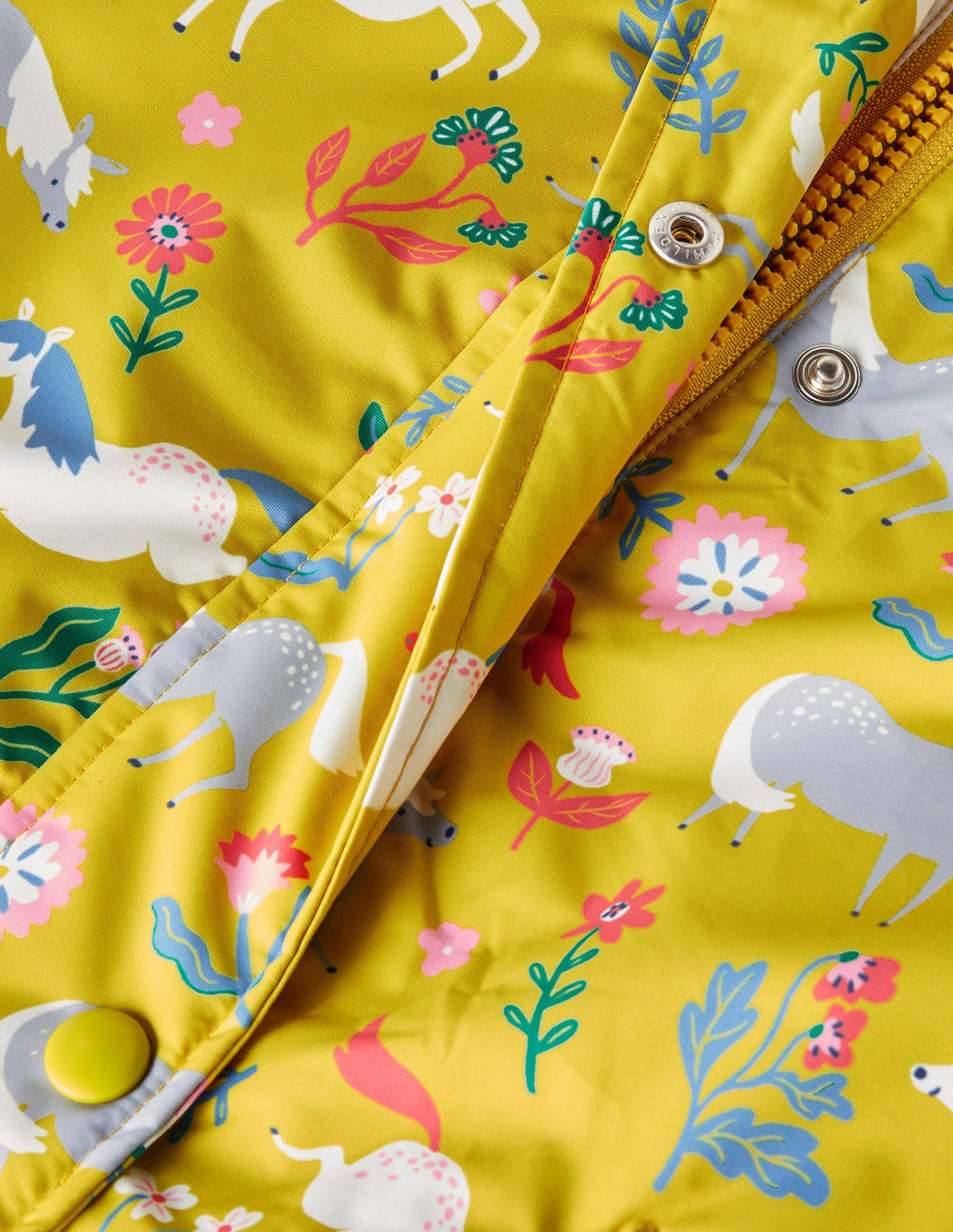  Sherpa Lined Anorak-Sweetcorn Yellow Ponies、mySite、ashleygrahame