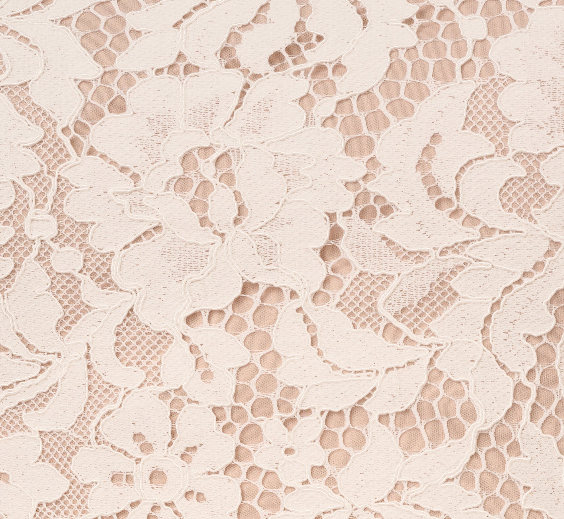 Cap Sleeve Lace Midi Dress In Ivory Nude、mySite、solidvoid