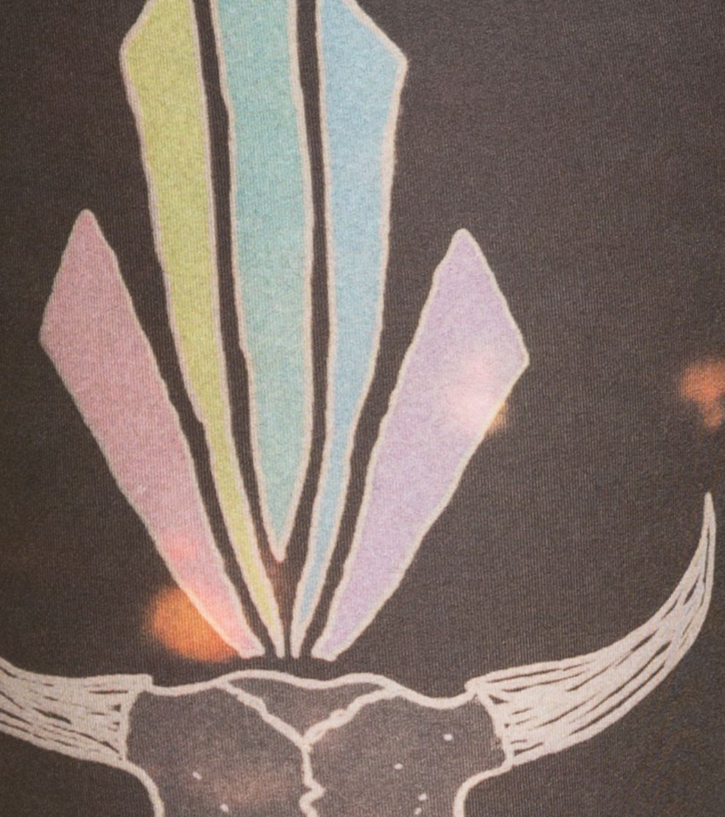 Teeki Buffalo Princess Black Yoga Leggings、mySite、noshort