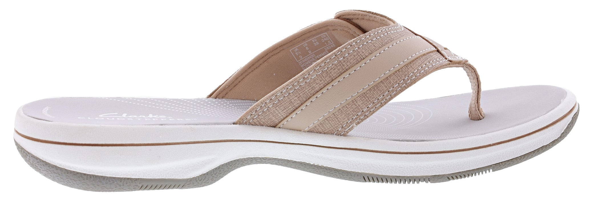 Clarks Women's Breeze Sea Adjustable Strap Comfort Flip Flops、mySite、dreamappss