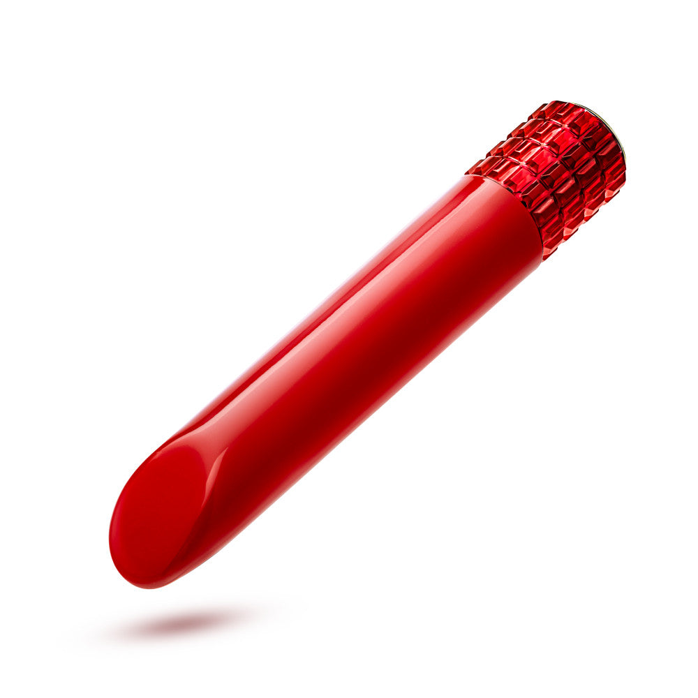 Oh My Gem | Desire 5 Inch Pocket-Sized Power Vibrator With Tapered Tip & Ruby Gem Base – In Red、mySite、bottomscart