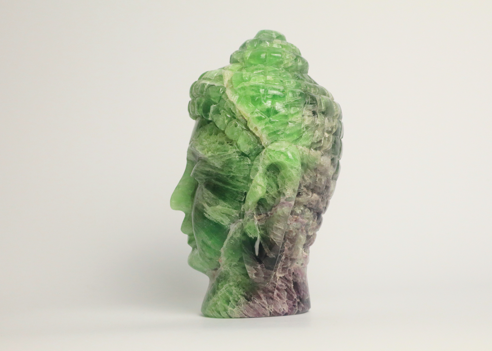 Buddha Head - Rainbow Fluorite (15.5cm)、mySite、topwebapps