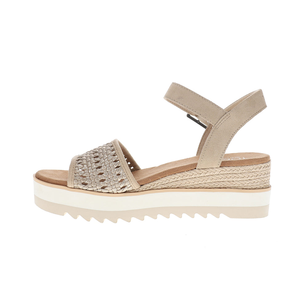 Diana Metallic Platform Wedge Espadrille Sandals、mySite、gtrtttuynbv