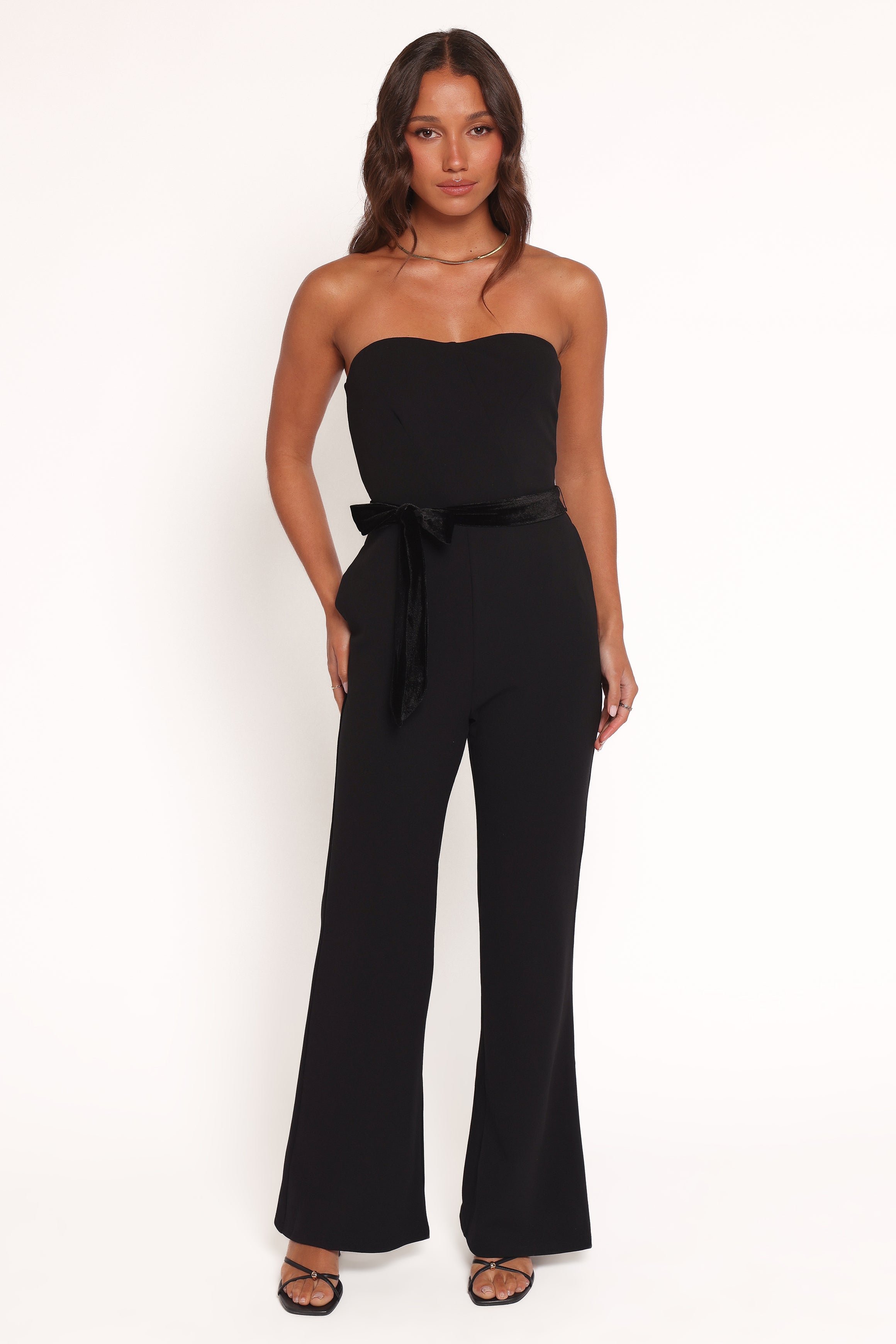  Cameron Strapless Jumpsuit - Black、mySite、sugarbowlscore