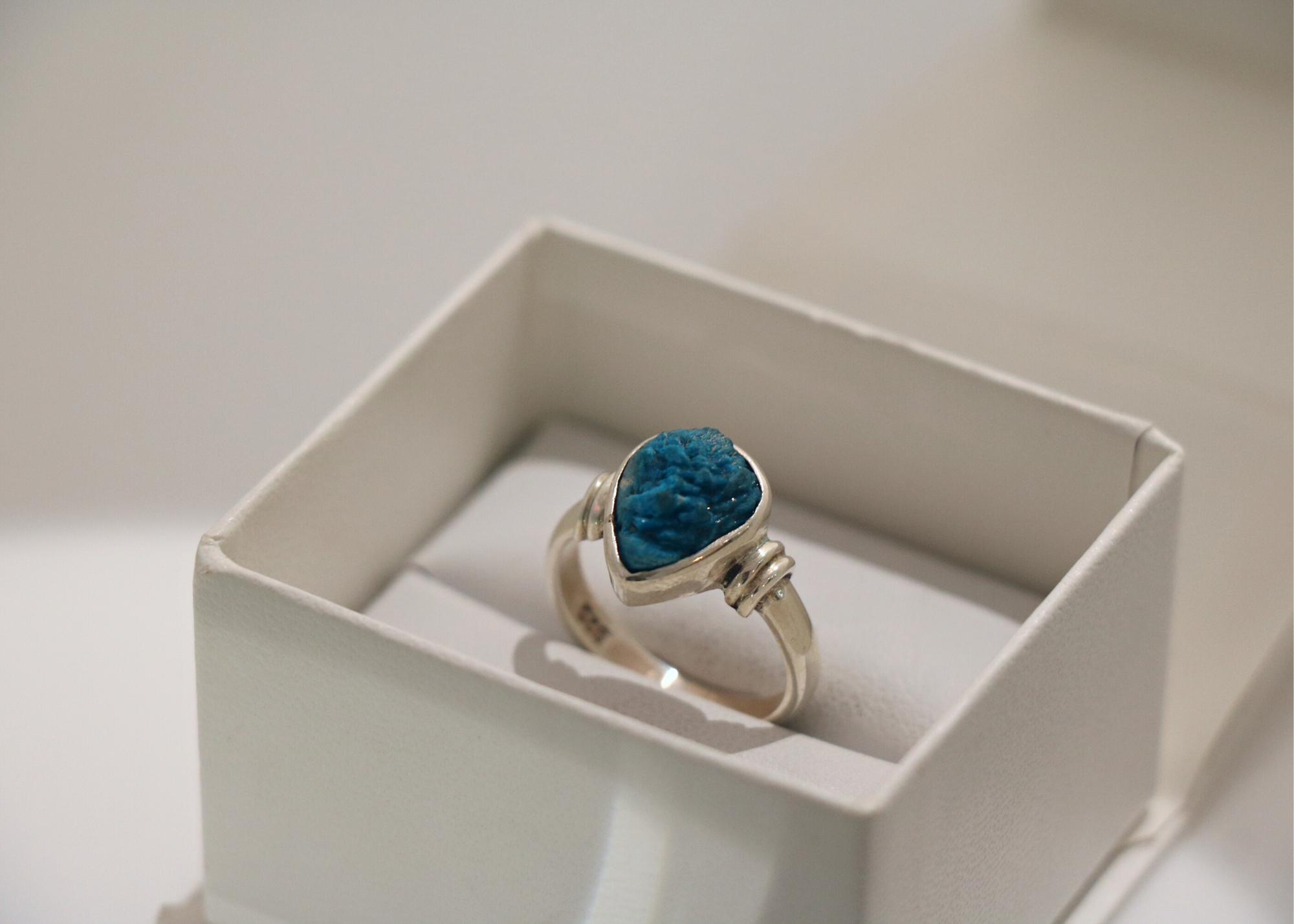 Cavansite Ring (Sterling Silver)、mySite、topwebapps