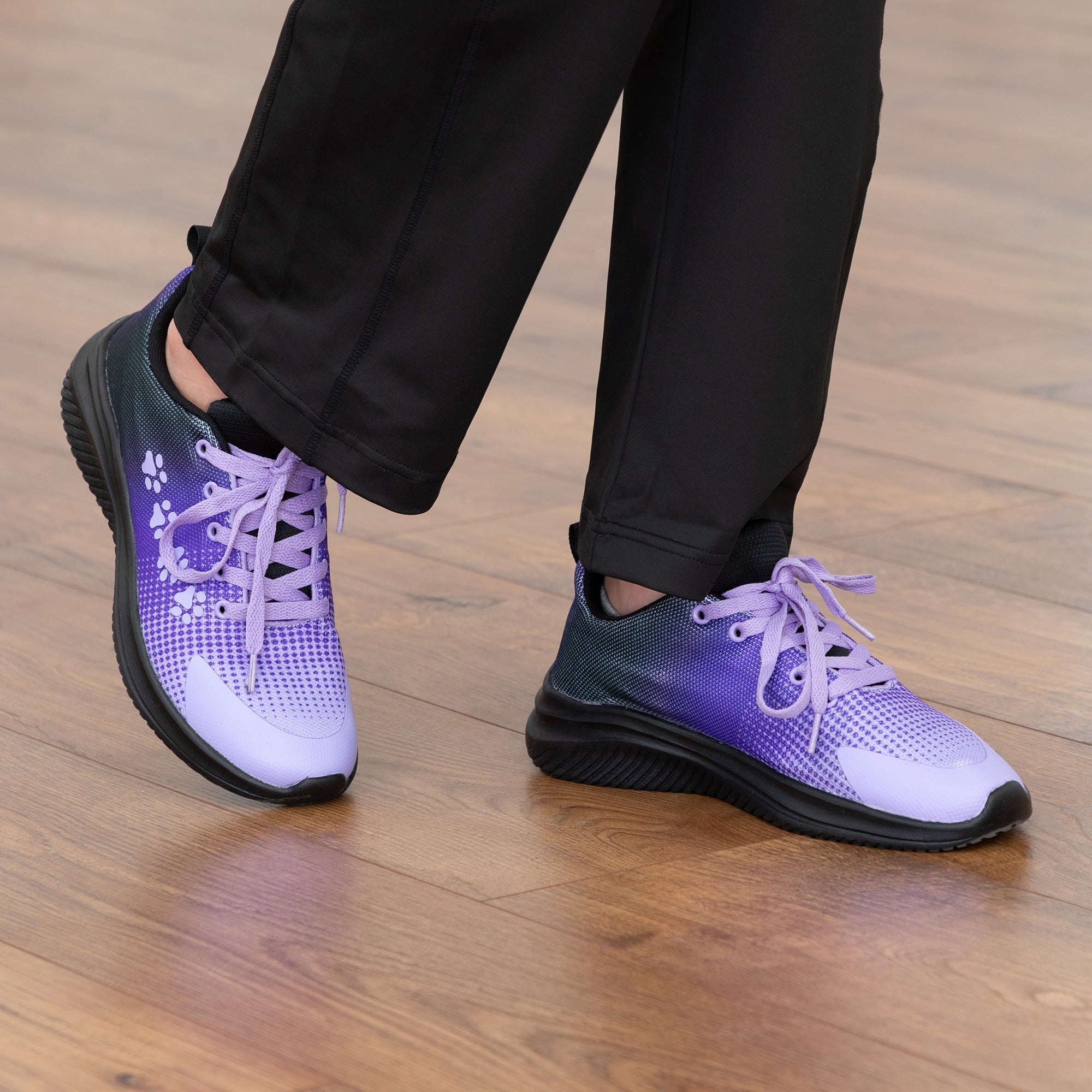 Ombre Paw Print Walking Shoes、mySite、camillekostekn