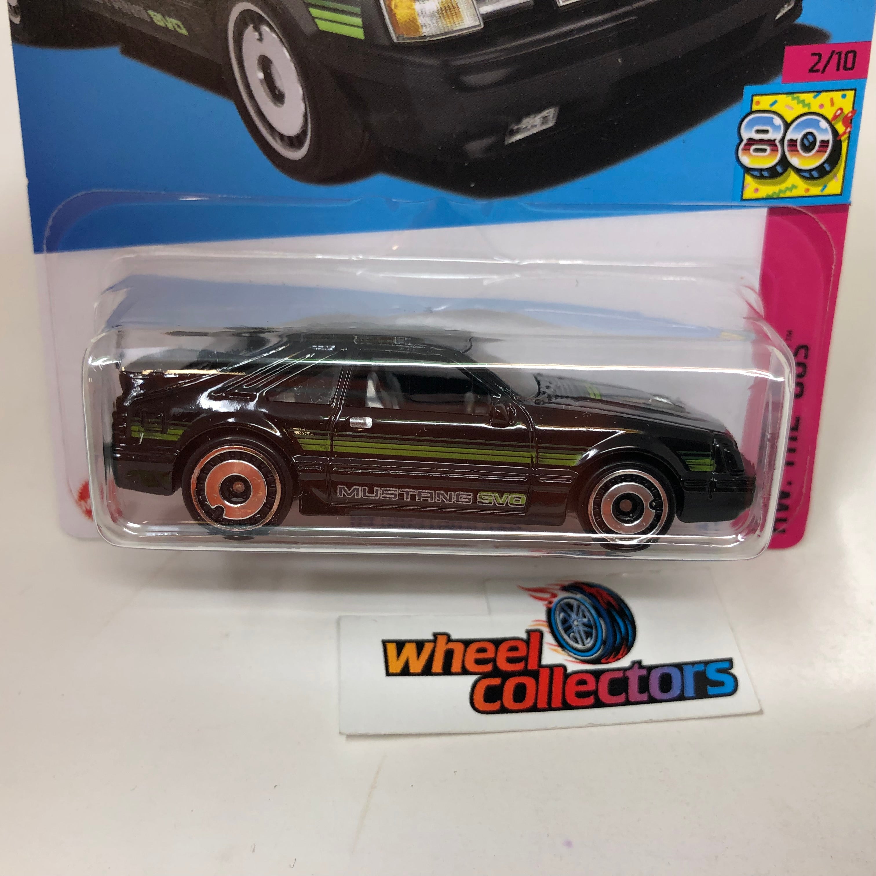 '84 Mustang SVO #25 * BLACK * 2023 Hot Wheels Case K、mySite、hgirdovlk