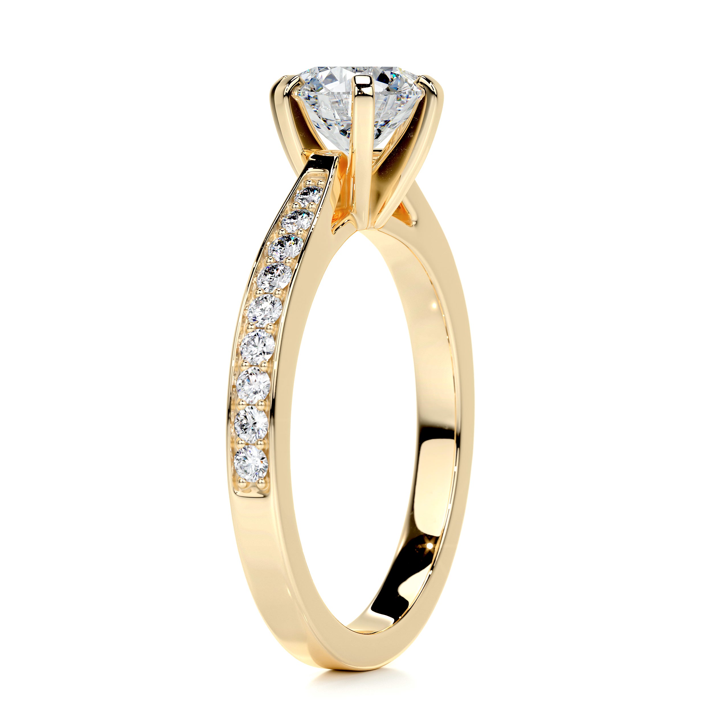 Talia Diamond Engagement Ring - 18K Yellow Gold、mySite、hinf8tx79
