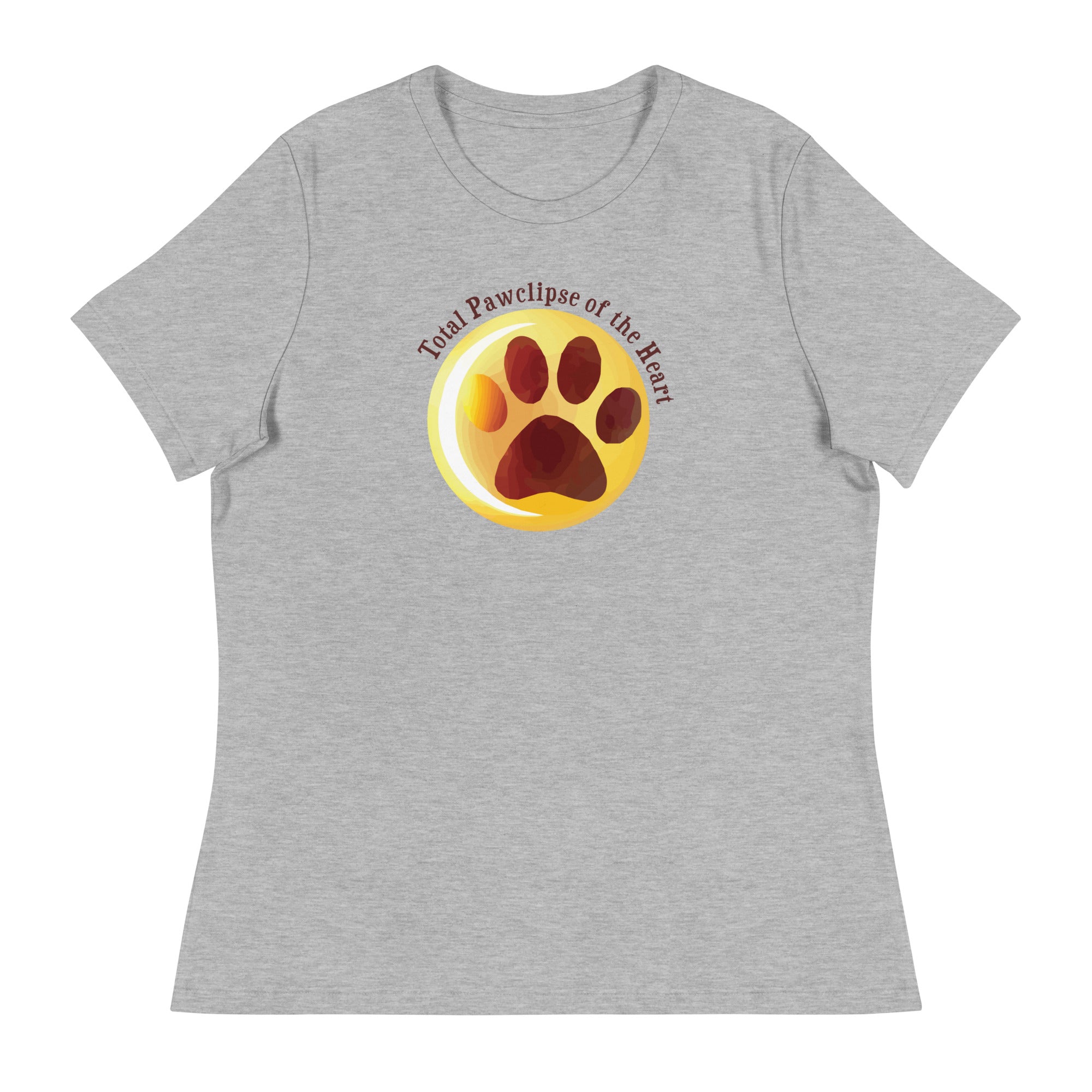 Total Pawclipse Of The Heart Women's Relaxed T-Shirt、mySite、camillekostekn