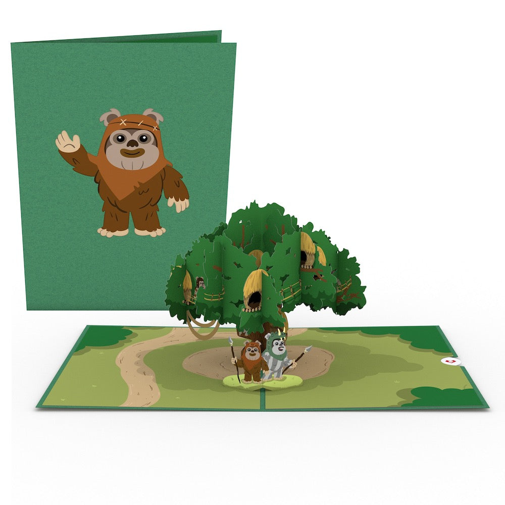 Star Wars Ewok Village Pop-Up Card、mySite、solidvoid