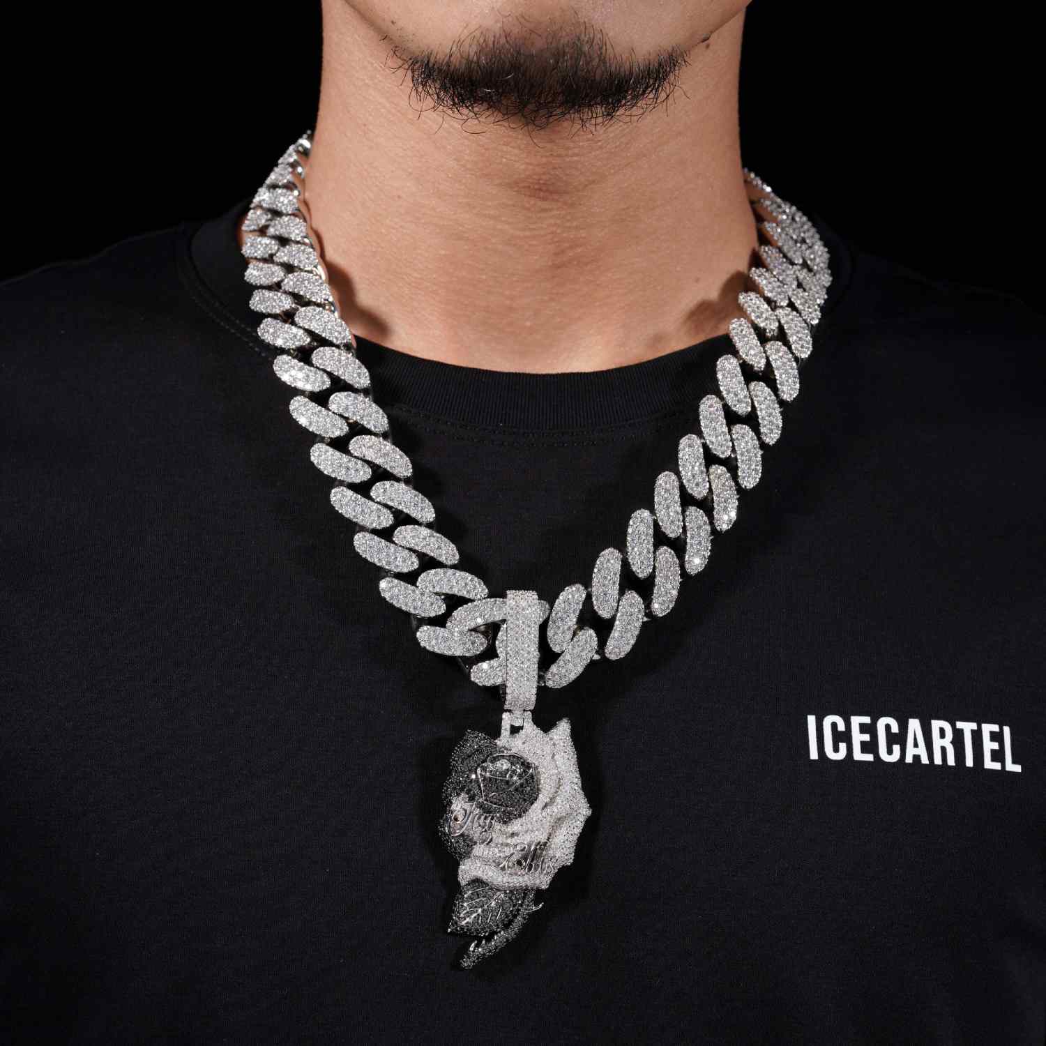 Jay Ellis Custom Moissanite Logo Pendant 14k Gold、mySite、hinf8tx79