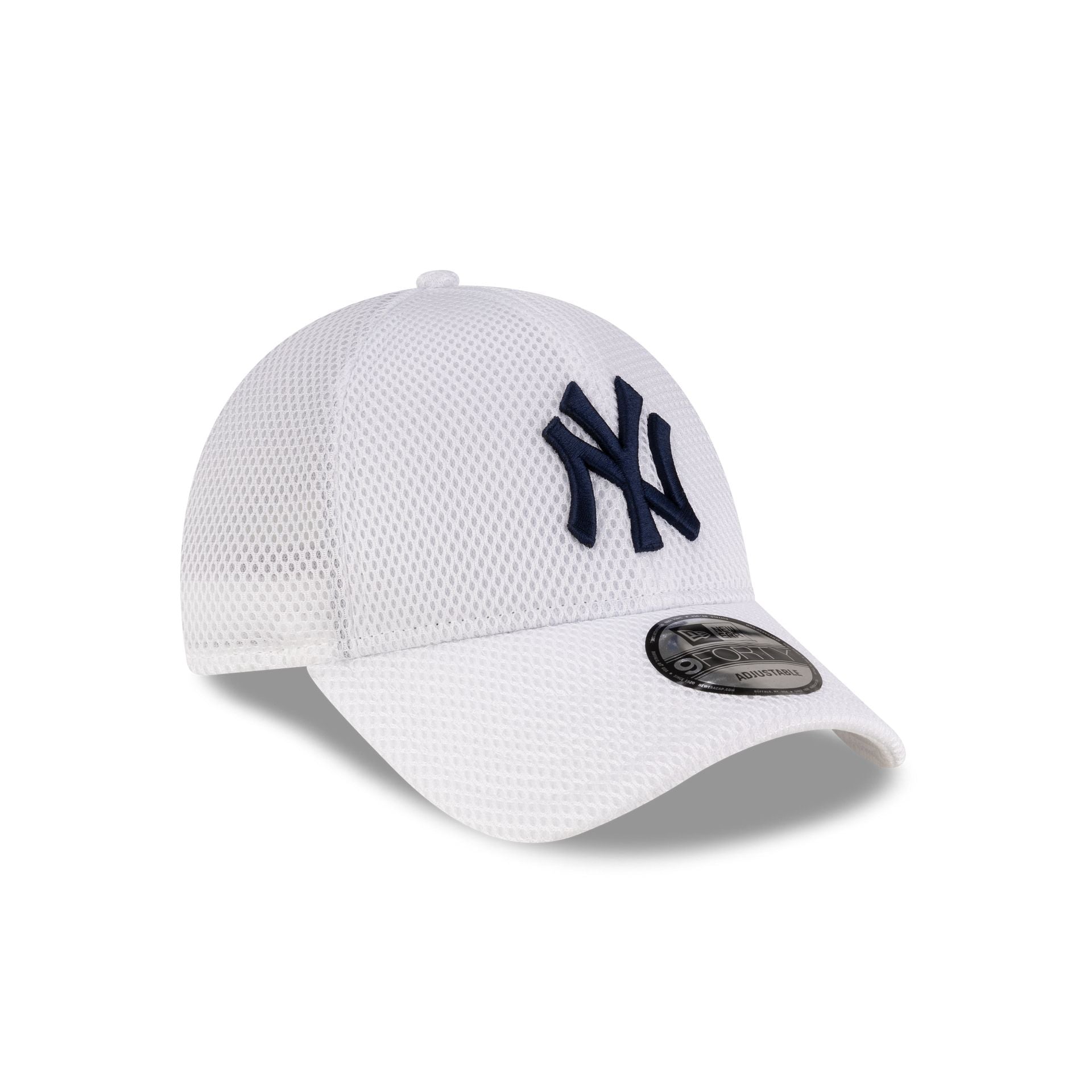 New York Yankees Air Mesh White 9FORTY Strapback Hat、mySite、vikingsvslions