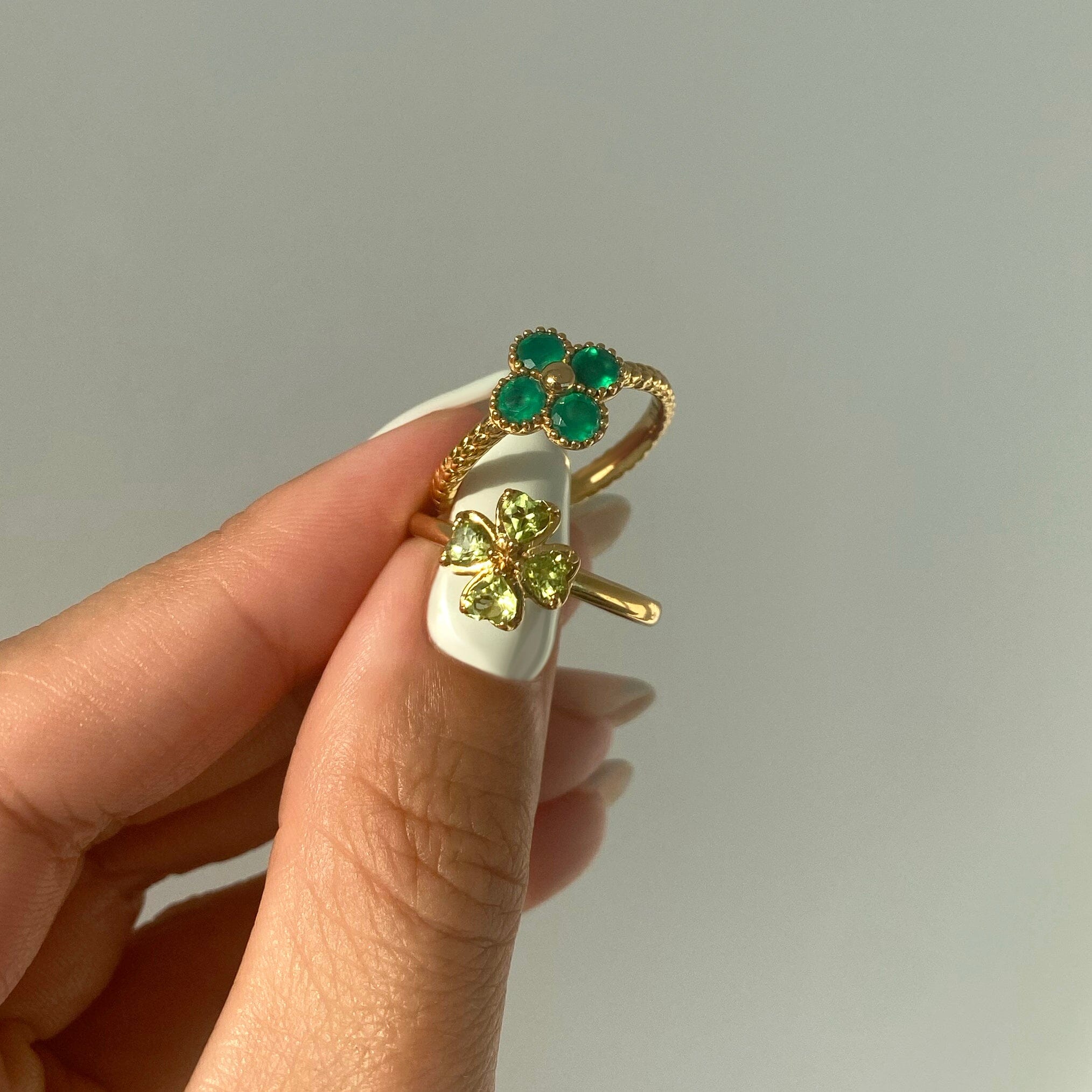Shamrock Ring - Peridot、mySite、hinf8tx79