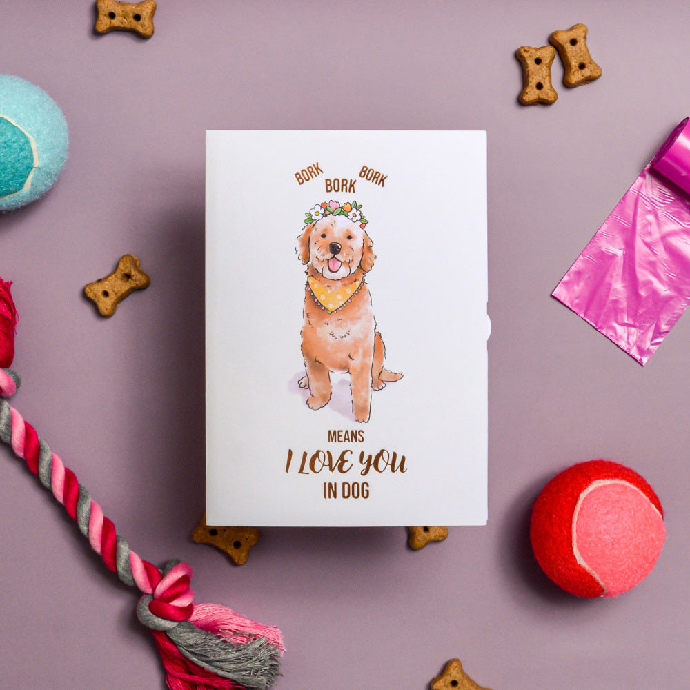 Dog Mom Mother's Day Pop-Up Card、mySite、solidvoid