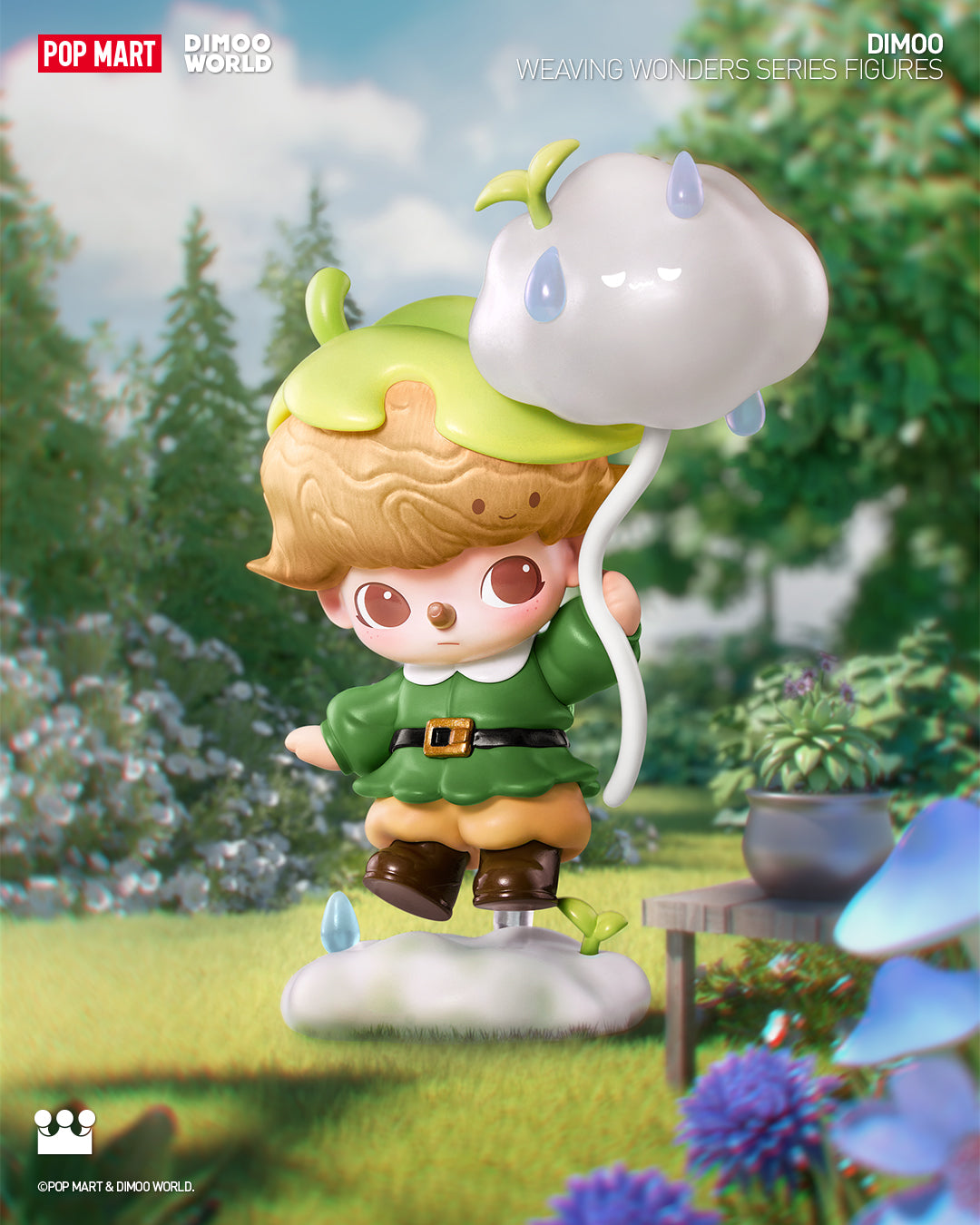  POP MART DIMOO Weaving Wonders Series Figures、mySite、greenlandpopulation