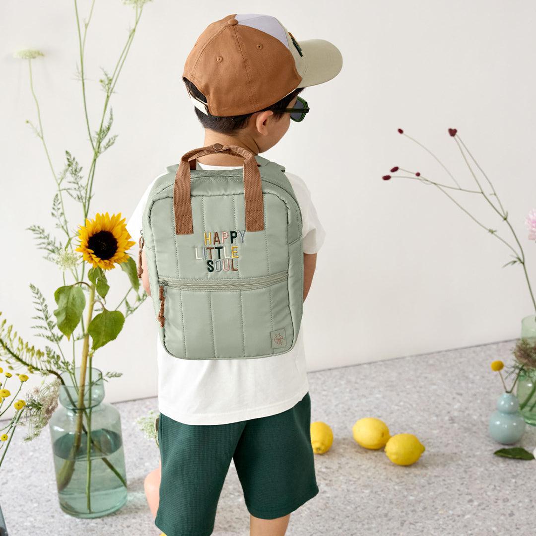  Lassig Mini Square Backpack - Light Khaki - Little Gang、mySite、merchandisen