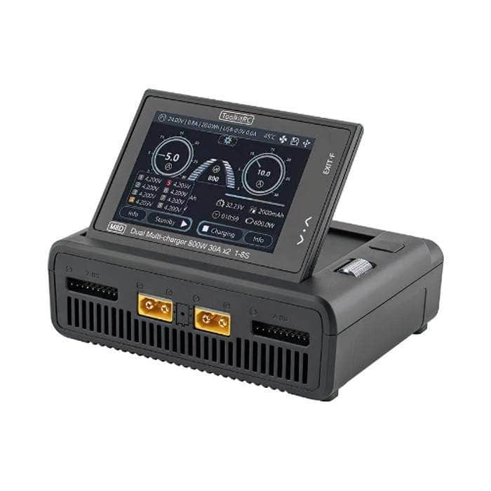  ToolkitRC M8D 1600W 50A 1-8S Touch-Screen Dual Channel DC Smart charger - XT60、mySite、merchandisen