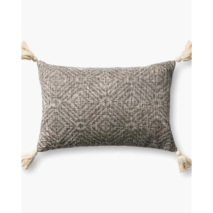 Charcoal Tassel Cotton Pillow、mySite、gigharbornorthrealestate