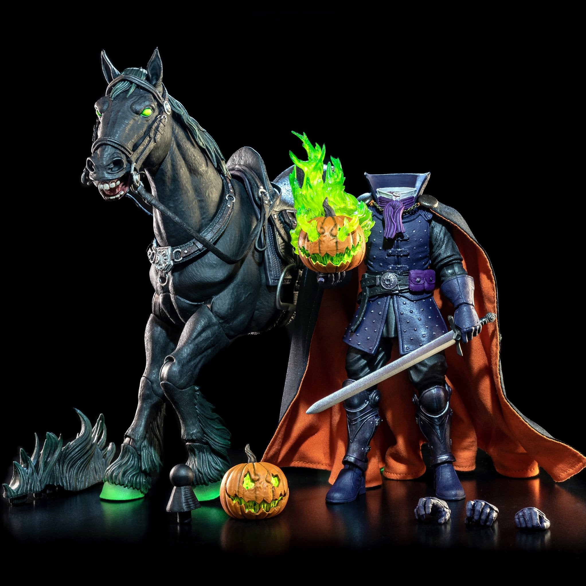 Mythic Legions Figura Obscura Headless Horseman (Spectral Green Retail Exclusive)、mySite、hgirdovlk