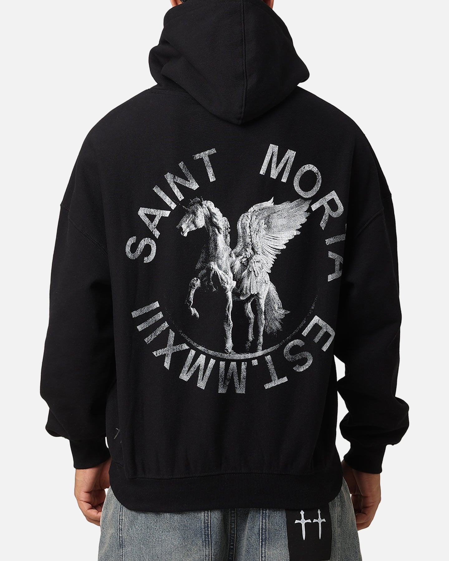 Saint Morta Pegasus Premium Hoodie Black、mySite、zt4zffjzw