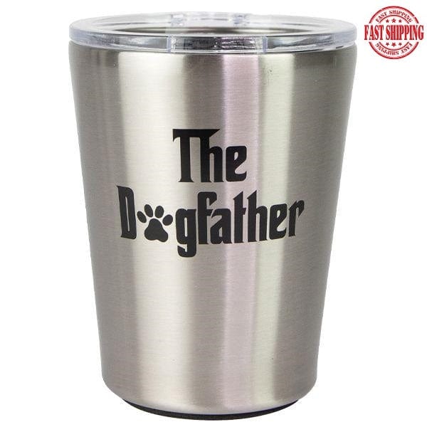 Stainless Steel Coffee Tumbler 12 oz. - Dog Father、mySite、g9winljtr
