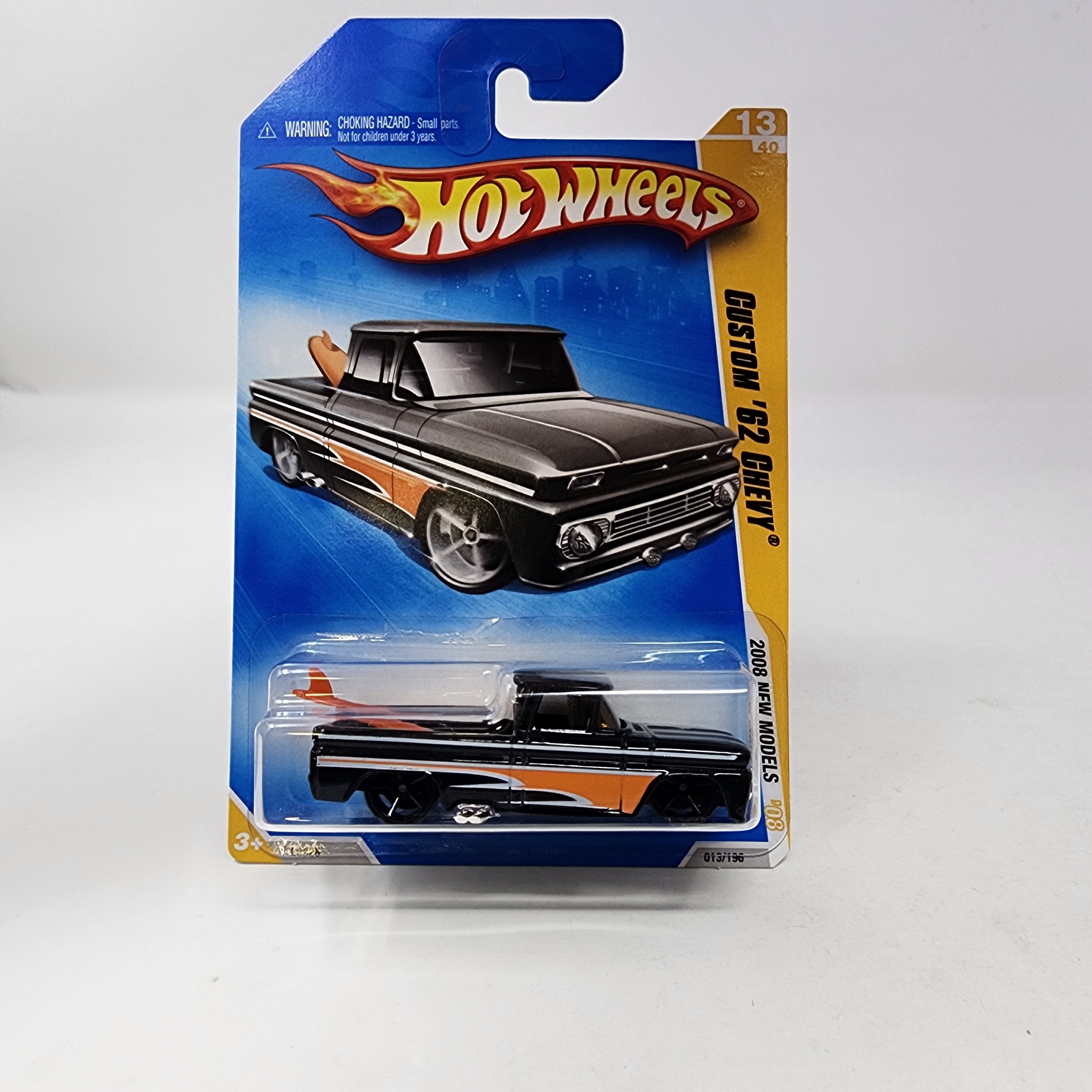 Custom '62 Chevy #13 * BLACK * Hot Wheels 2008、mySite、hgirdovlk