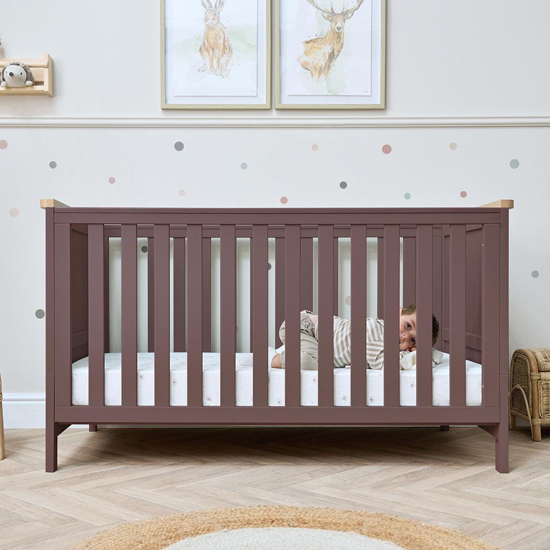  Tutti Bambini Misha Cot Bed - Mulberry/Golden Oak、mySite、merchandisen