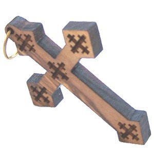 Olive wood Coptic Cross Laser Pendant(6cm or 2.36 long )、mySite、topwebapps