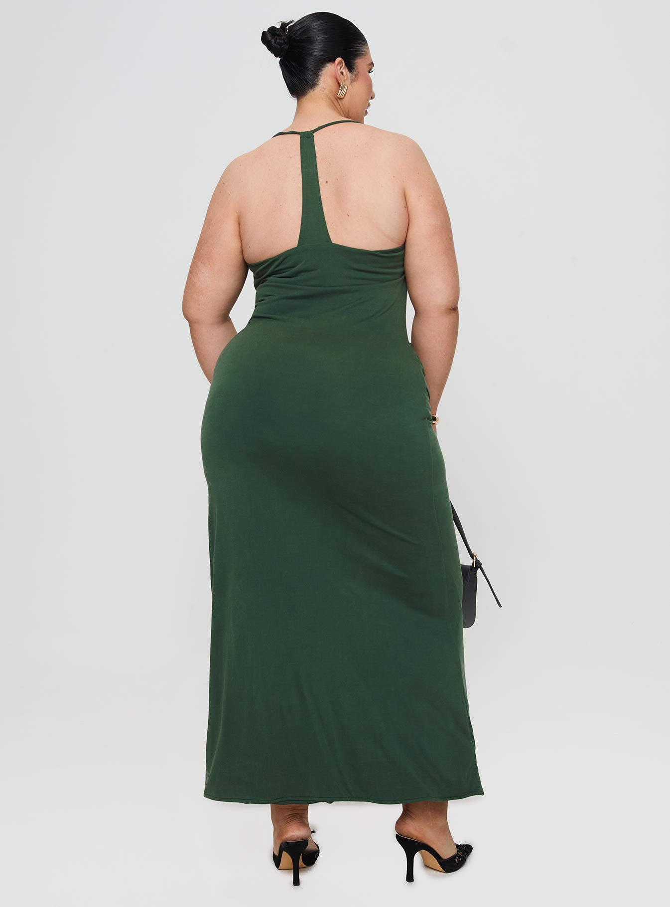 Marchesi Maxi Dress Green Curve、mySite、solidvoid