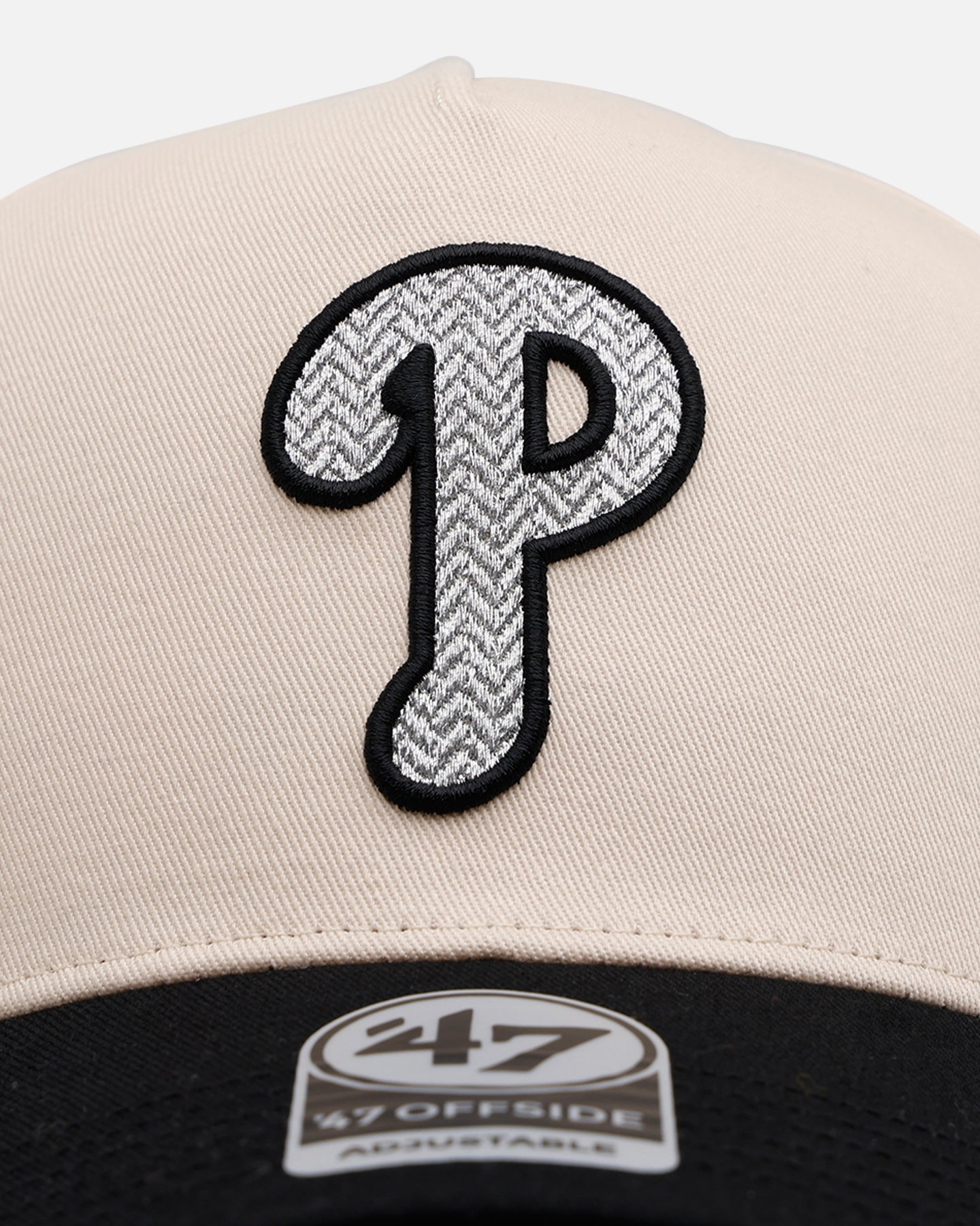 47 Brand Philadelphia Phillies 'Herringbone' 47 Offside Snapback Natural/Black、mySite、zt4zffjzw