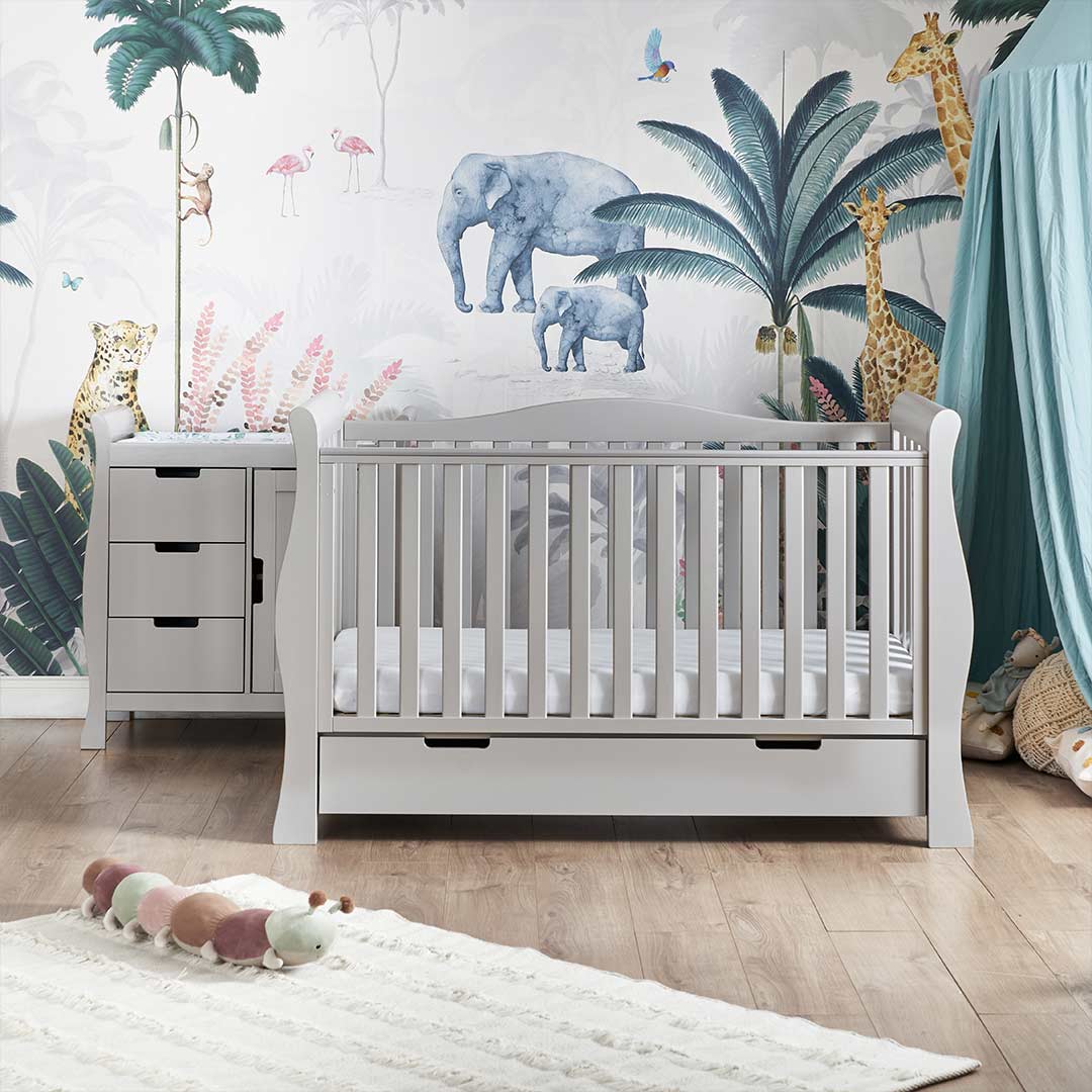  Obaby Stamford Luxe 2 Piece Room Set - Warm Grey、mySite、merchandisen