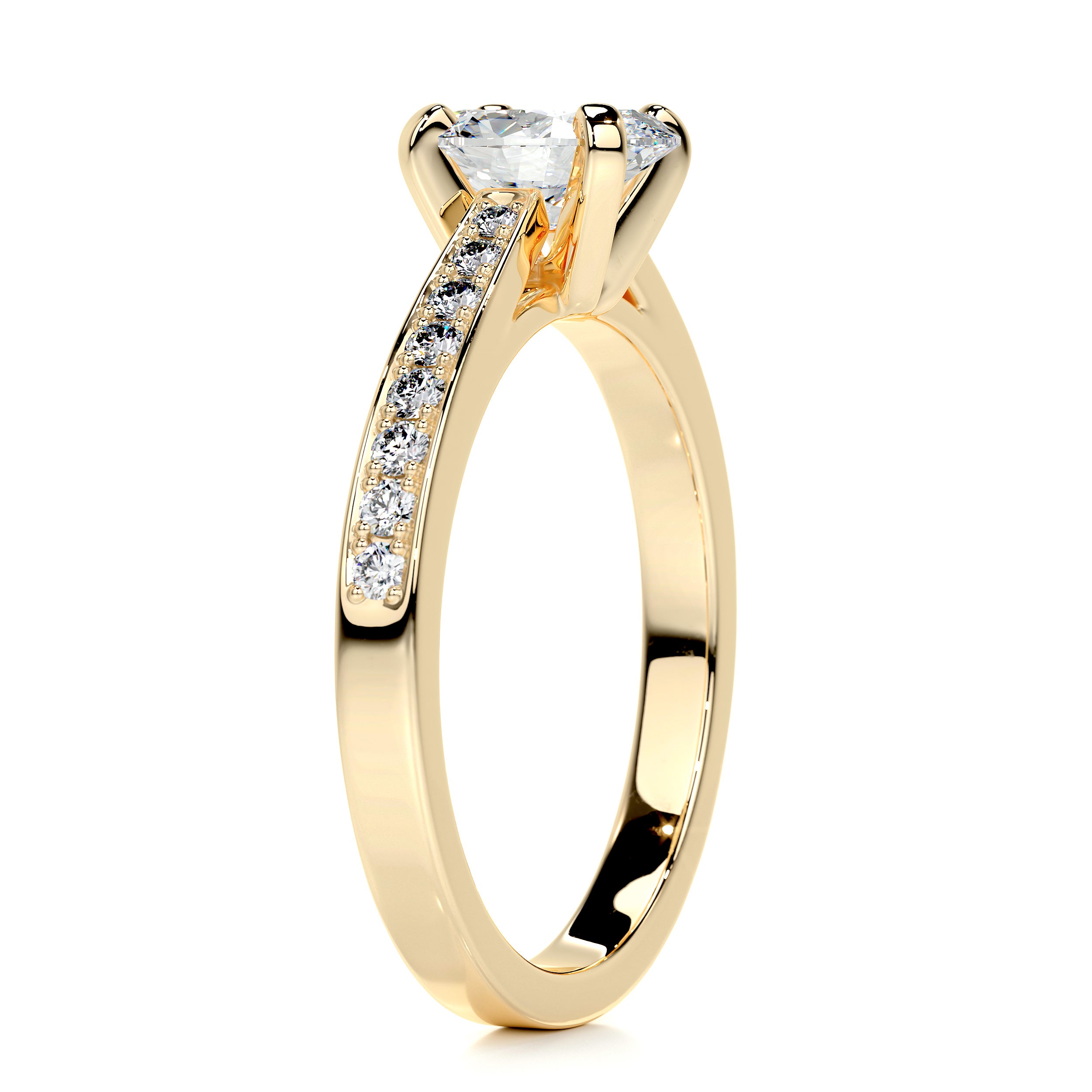 Talia Diamond Engagement Ring -18K Yellow Gold、mySite、hinf8tx79
