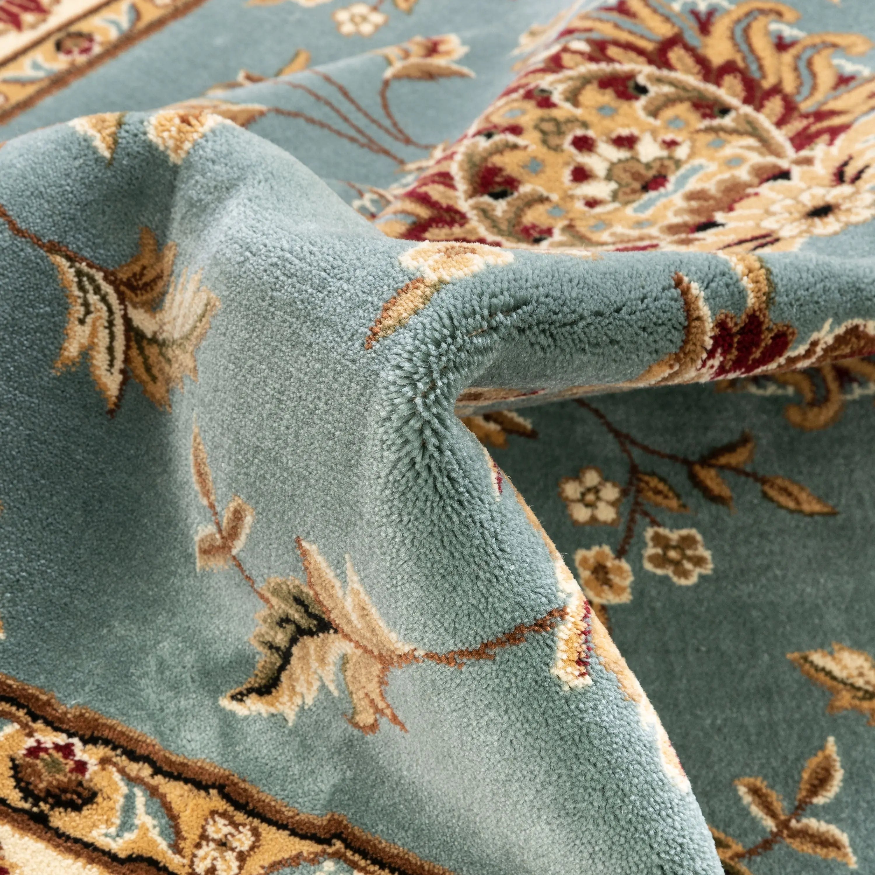 Abbasi Light Blue Traditional Rug、mySite、gigharbornorthrealestate