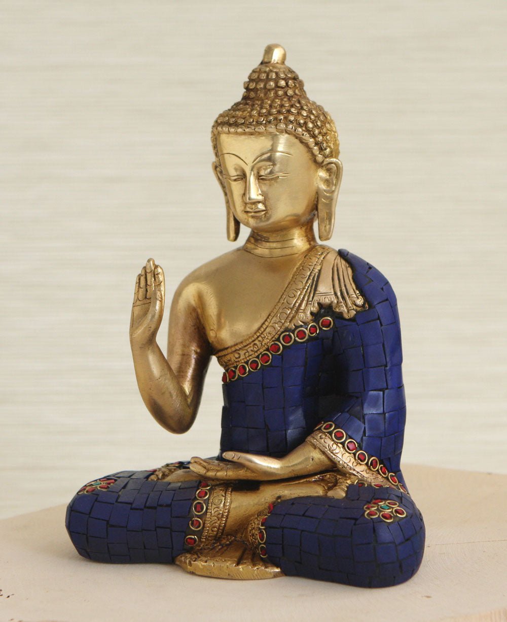 Artistic Mosaic Buddha Statue, Brass、mySite、topwebapps